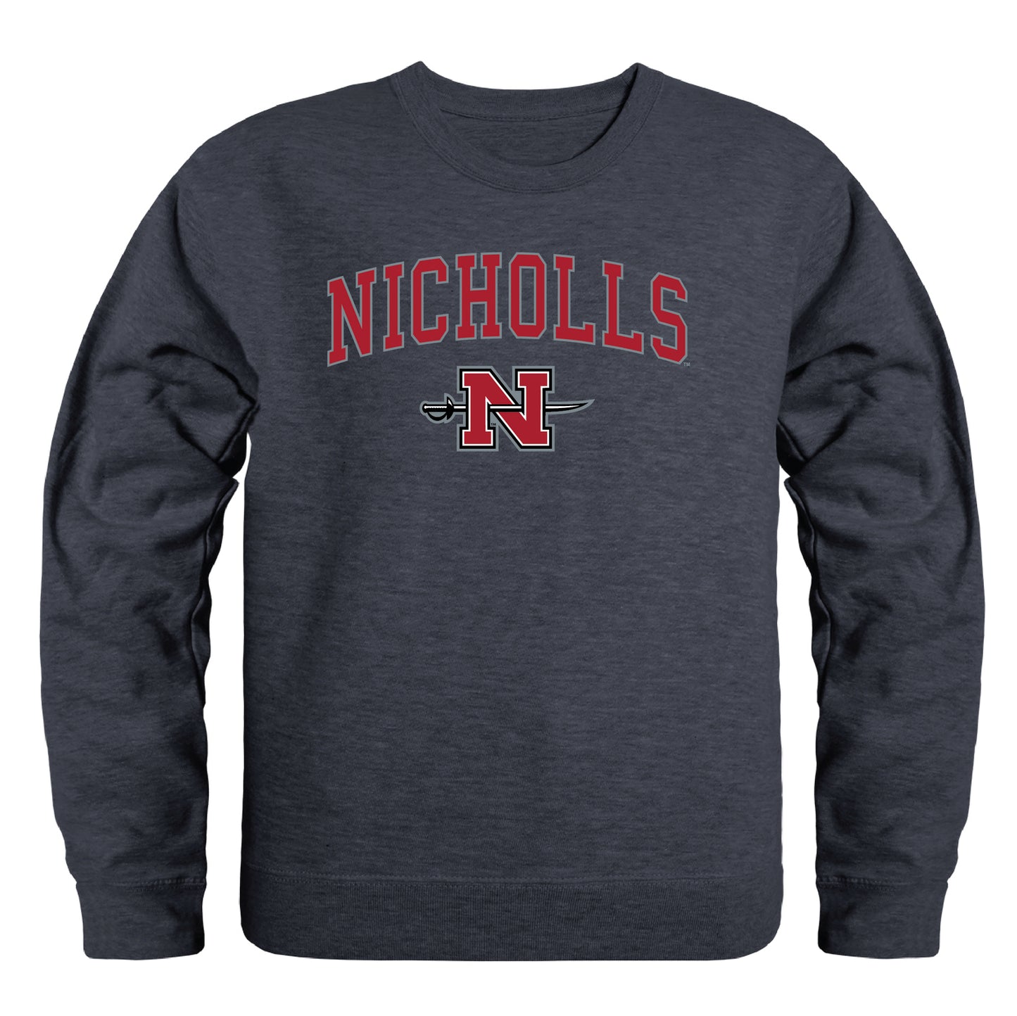 Nicholls State University Colonels Campus Crewneck Pullover Sweatshirt Sweate