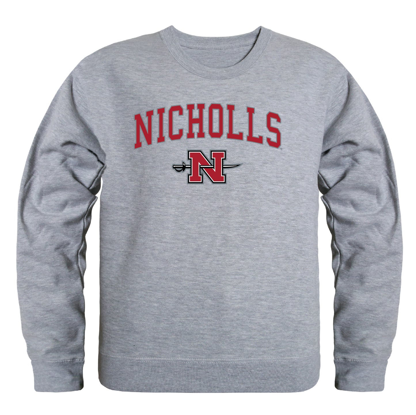 Nicholls State University Colonels Campus Crewneck Pullover Sweatshirt Sweate