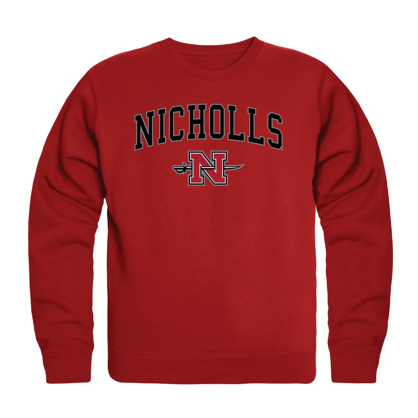 Nicholls State University Colonels Campus Crewneck Pullover Sweatshirt Sweate