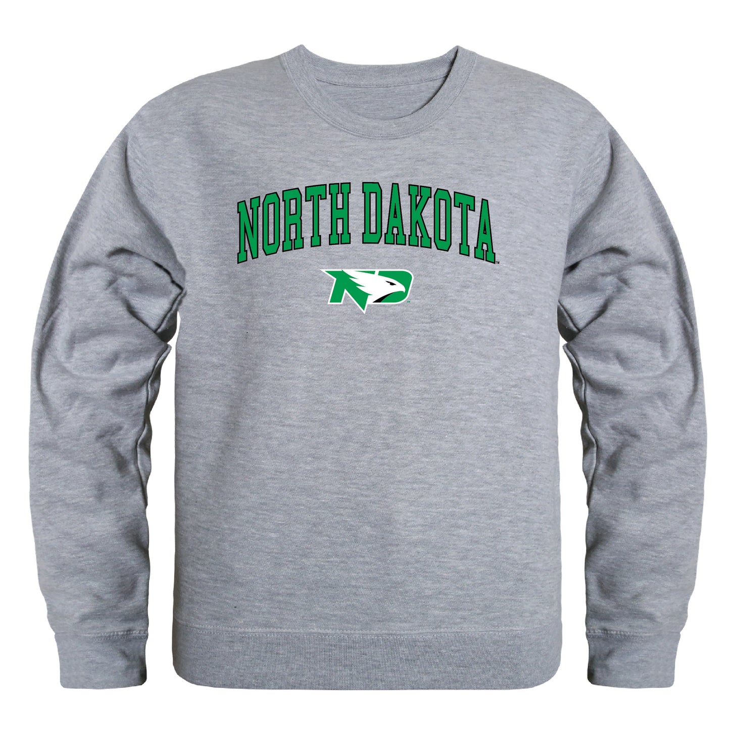 University of North Dakota Fighting Hawks Campus Crewneck Pullover Sweatshirt Sweate