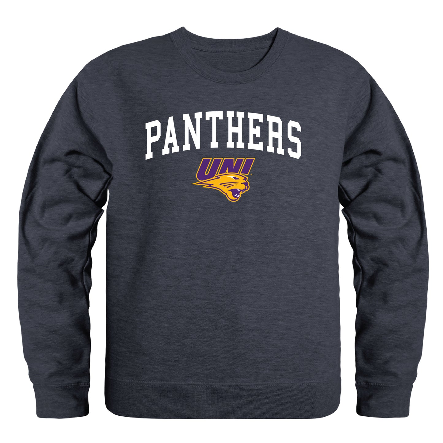 University of Northern Iowa Panthers Campus Crewneck Pullover Sweatshirt Sweate