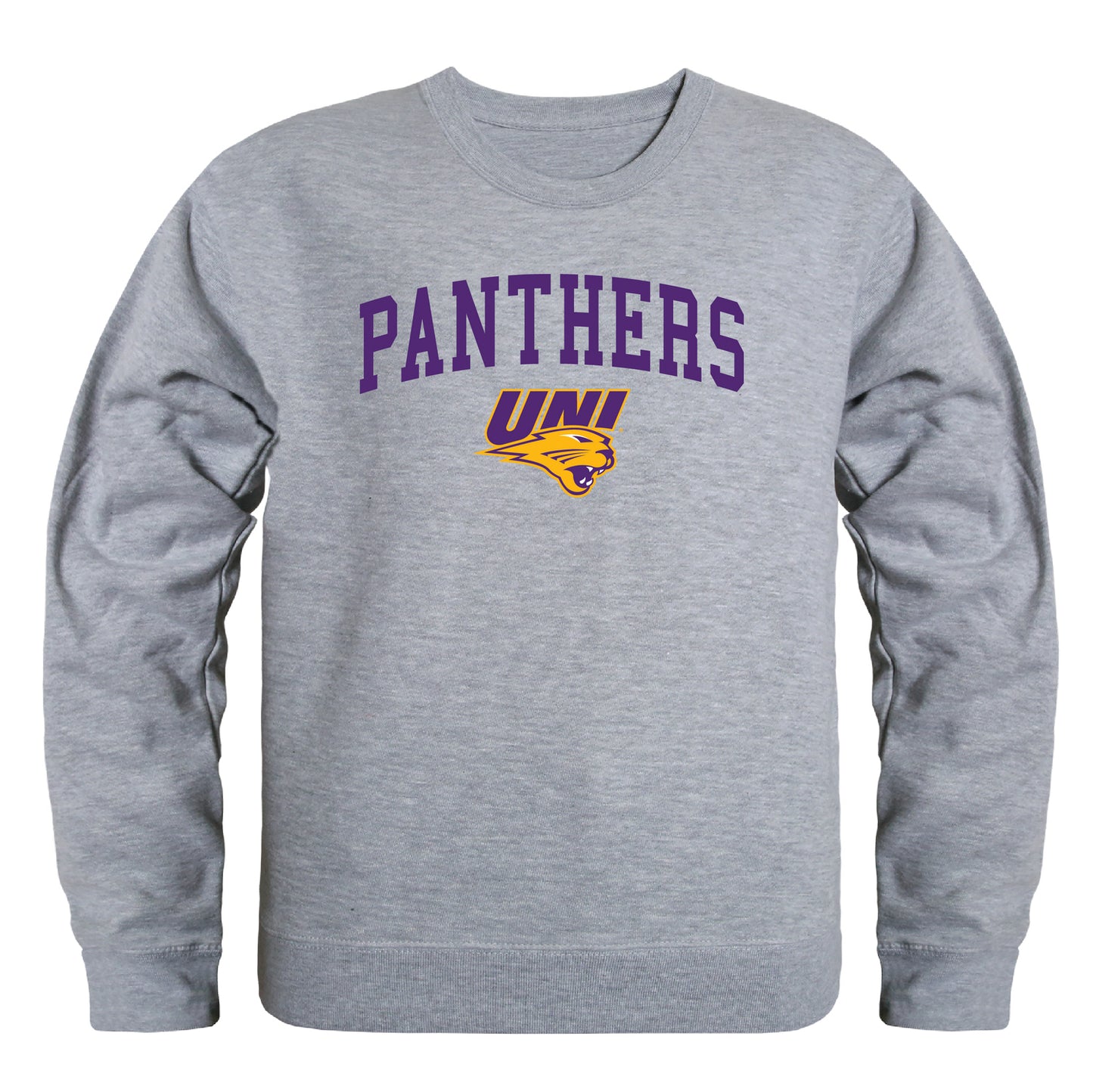 University of Northern Iowa Panthers Campus Crewneck Pullover Sweatshirt Sweate