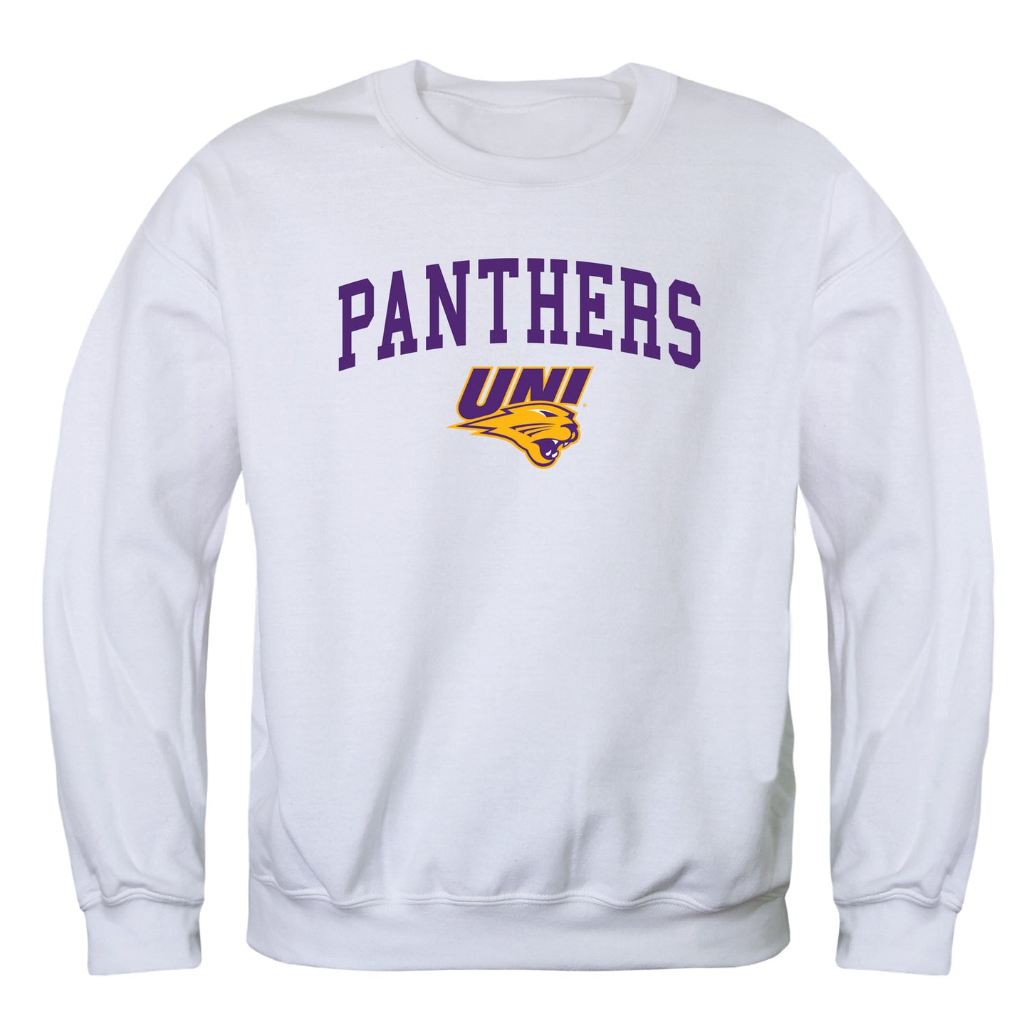 University of Northern Iowa Panthers Campus Crewneck Pullover Sweatshirt Sweate