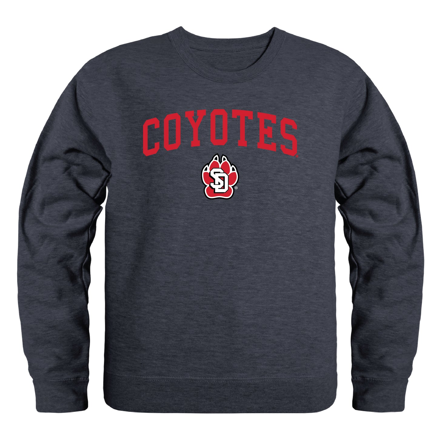 University of South Dakota Campus Crewneck Pullover Sweatshirt Sweate