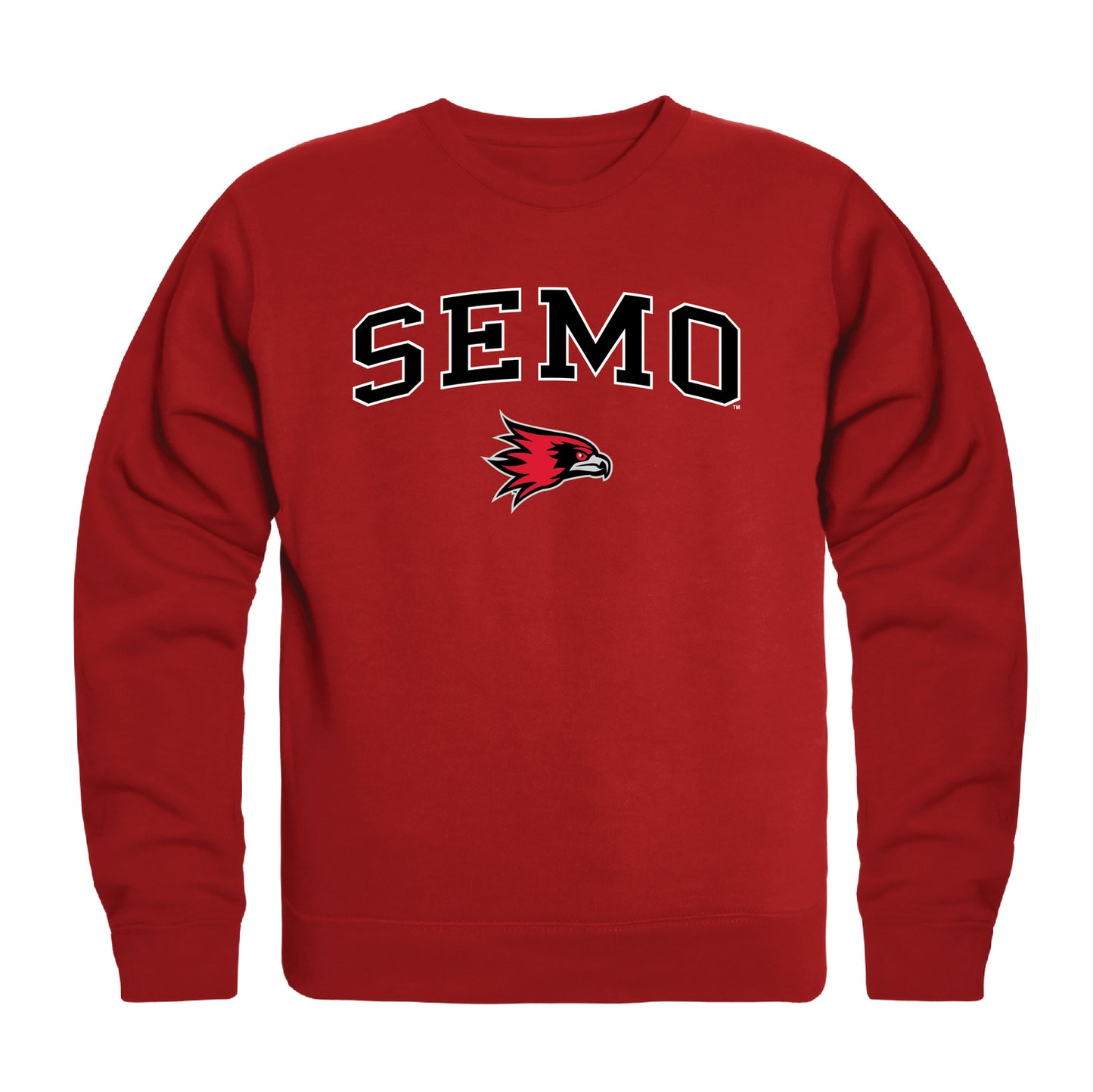 Southeast Missouri State University RedHawks Campus Crewneck Pullover Sweatshirt Sweate