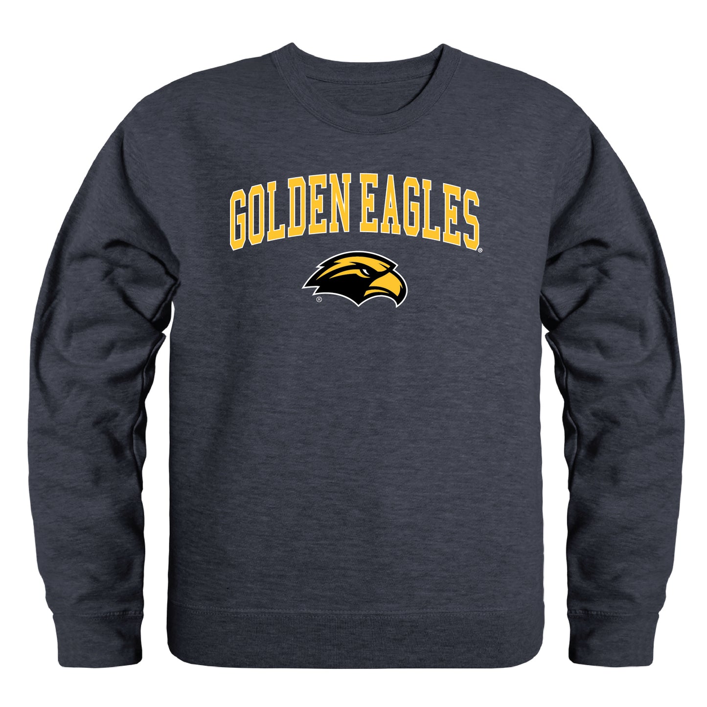 University of Southern Mississippi Golden Eagles Campus Crewneck Pullover Sweatshirt Sweate