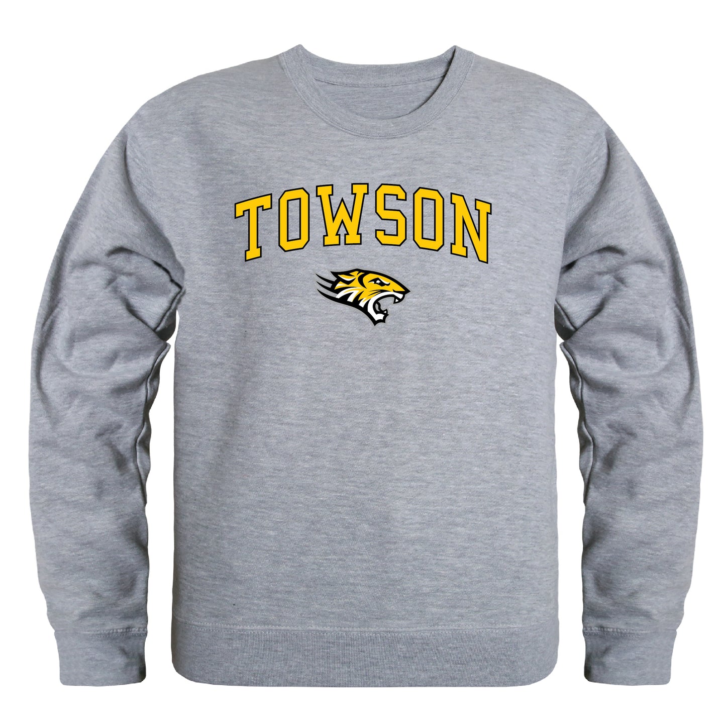 Towson University Tigers Campus Crewneck Pullover Sweatshirt Sweate