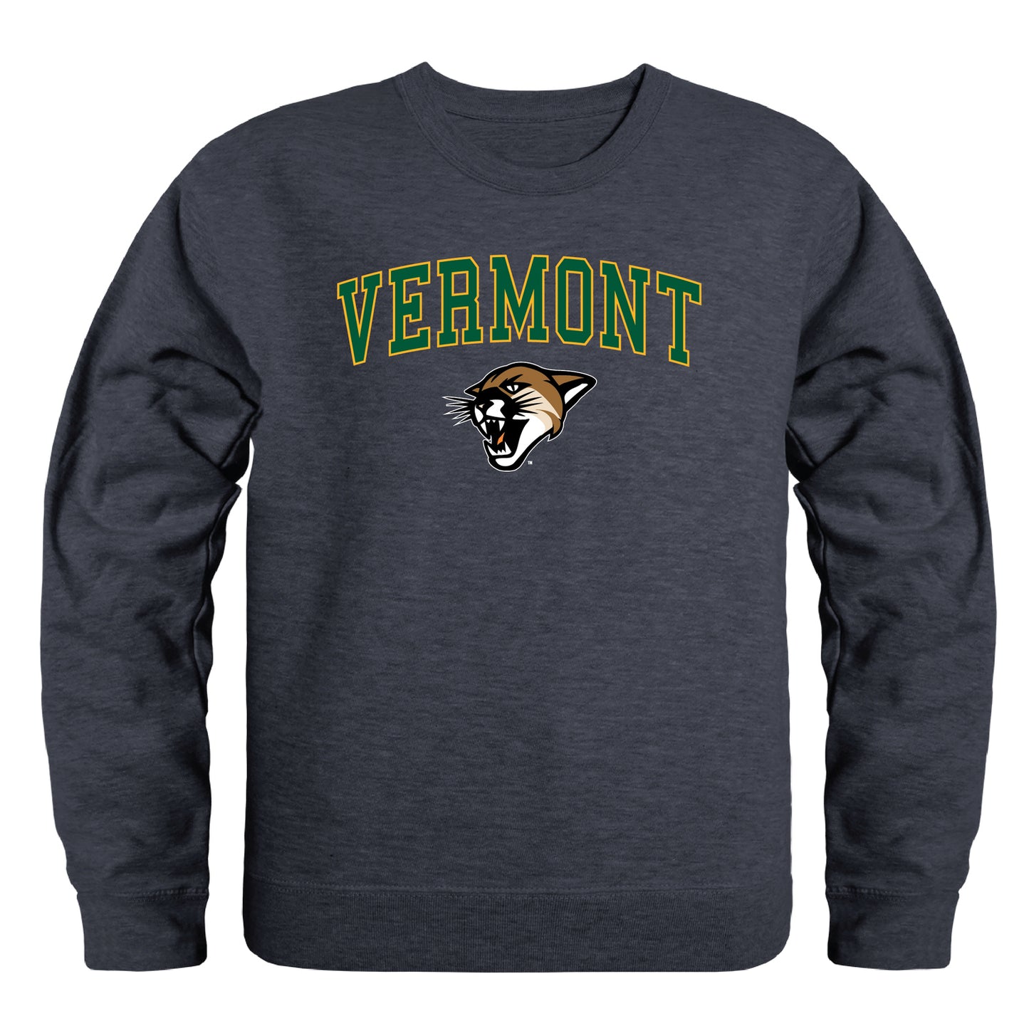 University of Vermont Catamounts Campus Crewneck Pullover Sweatshirt Sweate