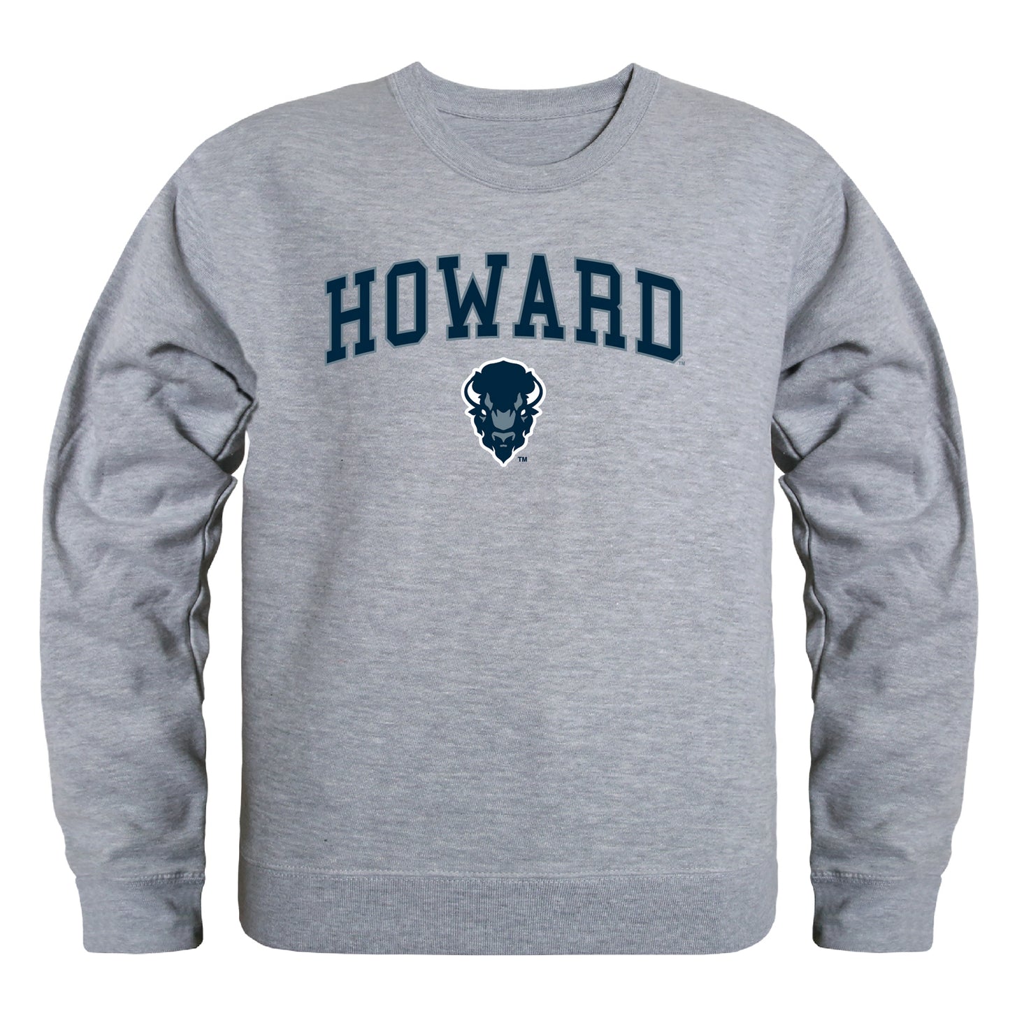 Howard University Bison Campus Crewneck Pullover Sweatshirt Sweate