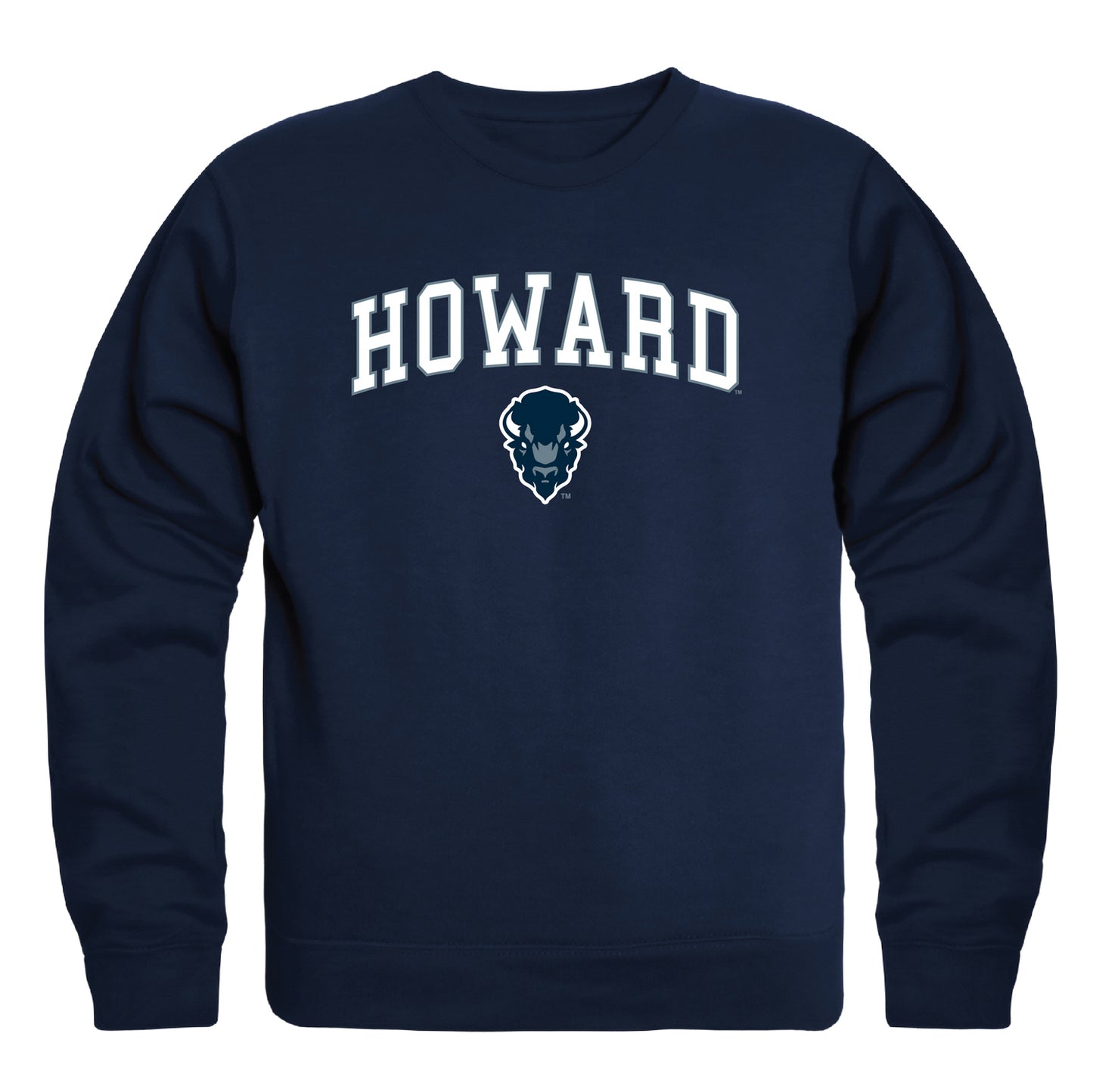 Howard University Bison Campus Crewneck Pullover Sweatshirt Sweate