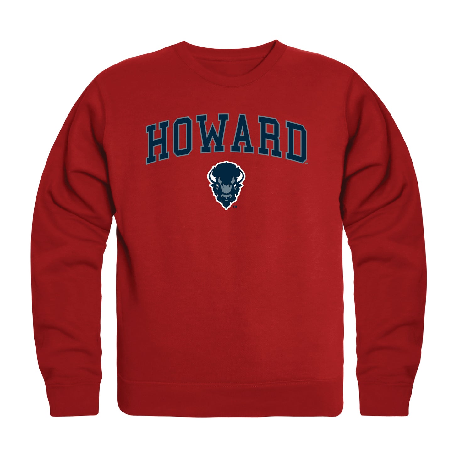 Howard University Bison Campus Crewneck Pullover Sweatshirt Sweate