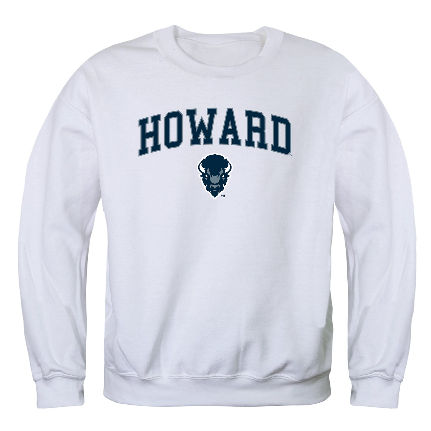 Howard University Bison Campus Crewneck Pullover Sweatshirt Sweate