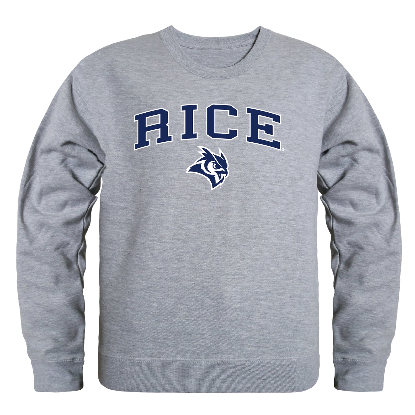 Rice University Owls Campus Crewneck Pullover Sweatshirt Sweate