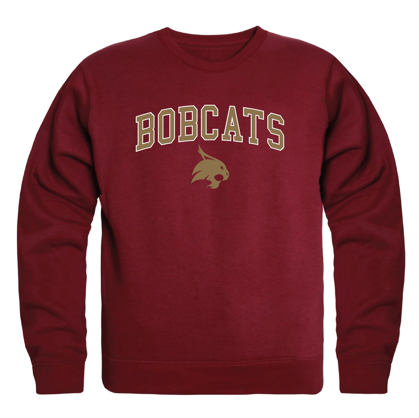 Texas State University Bobcats Campus Crewneck Pullover Sweatshirt Sweate