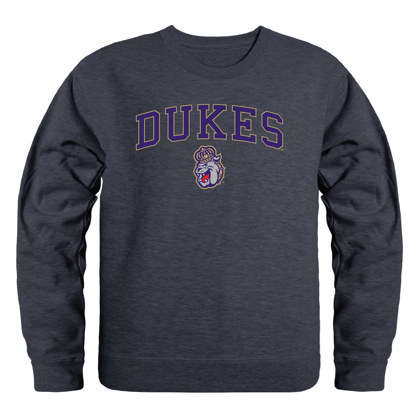 James Madison University Foundation Dukes Campus Crewneck Pullover Sweatshirt Sweate