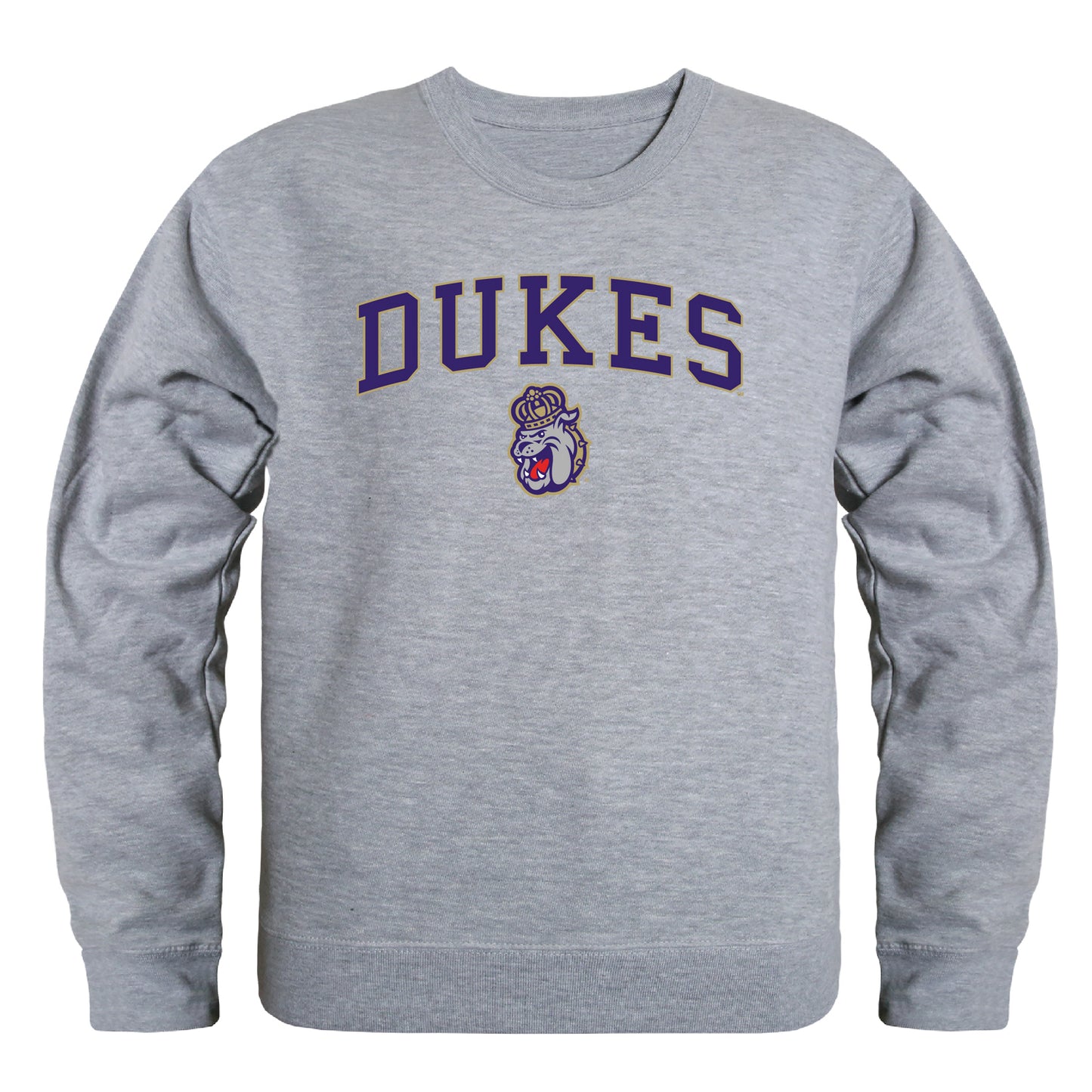 James Madison University Foundation Dukes Campus Crewneck Pullover Sweatshirt Sweate