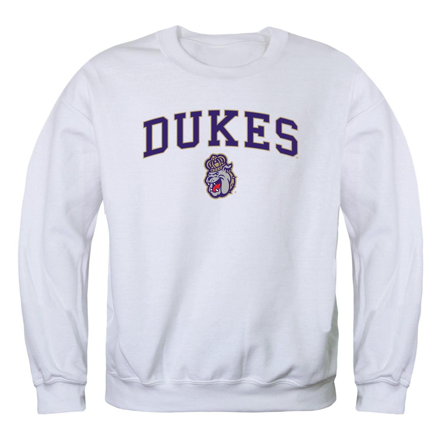 James Madison University Foundation Dukes Campus Crewneck Pullover Sweatshirt Sweate