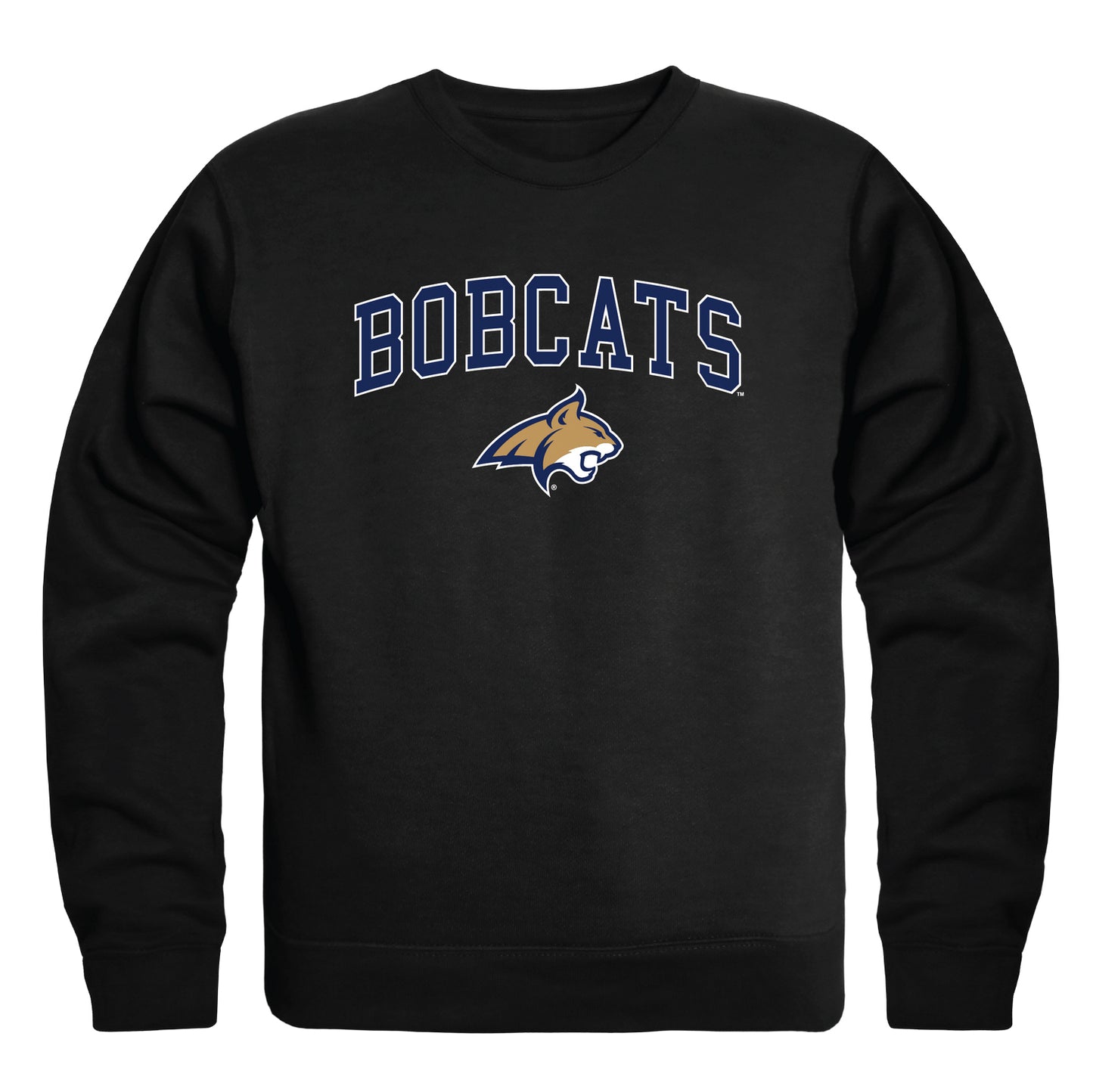 Montana State University Bobcats Campus Crewneck Pullover Sweatshirt Sweate