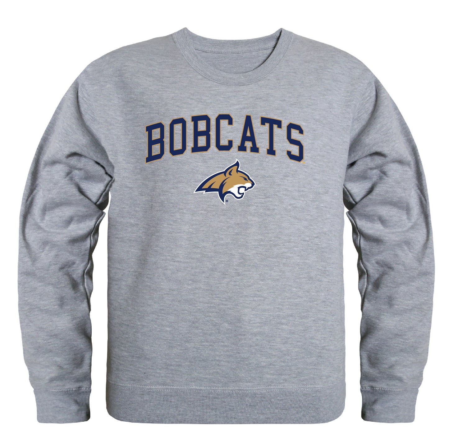 Montana State University Bobcats Campus Crewneck Pullover Sweatshirt Sweate