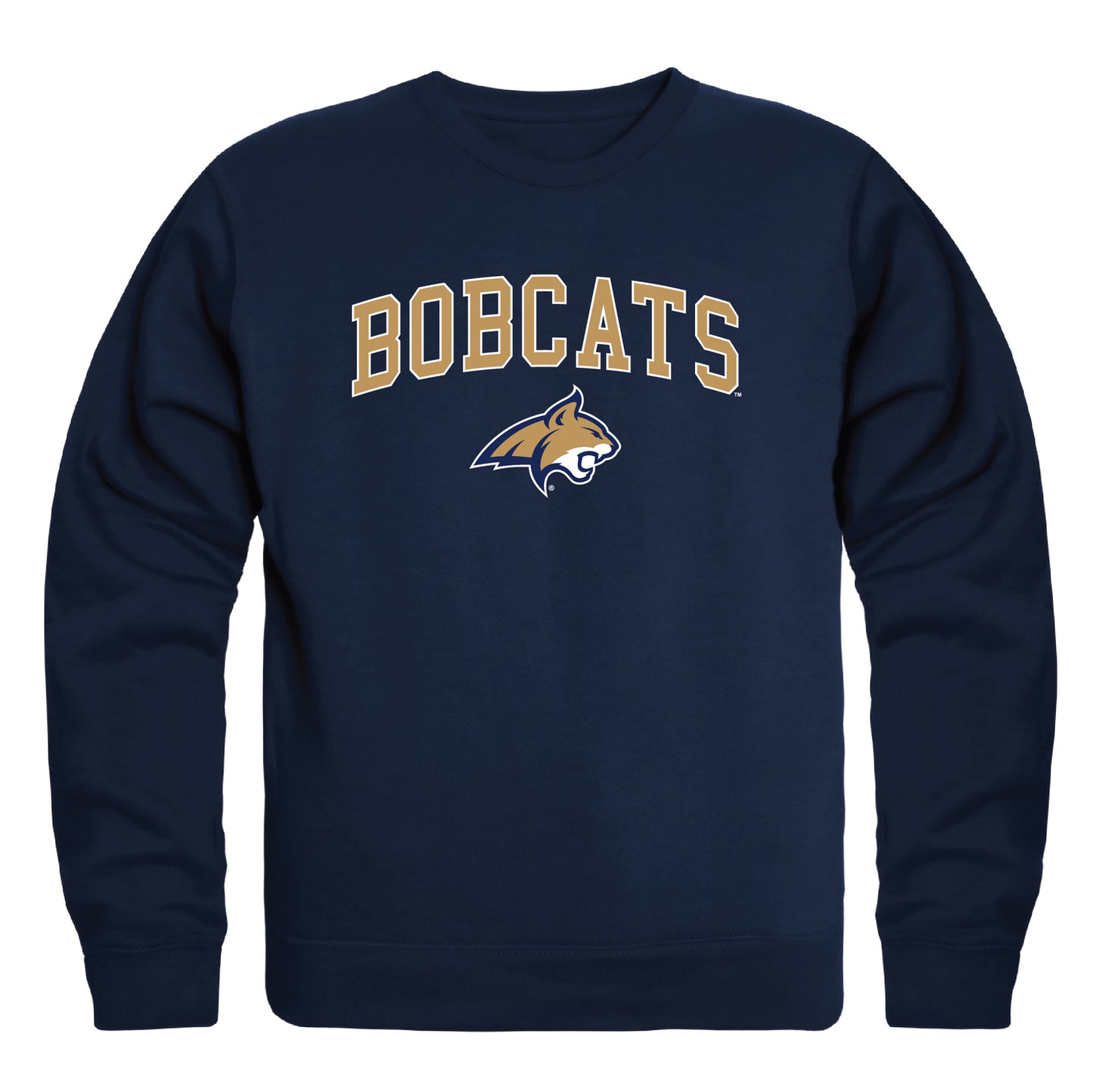 Montana State University Bobcats Campus Crewneck Pullover Sweatshirt Sweate