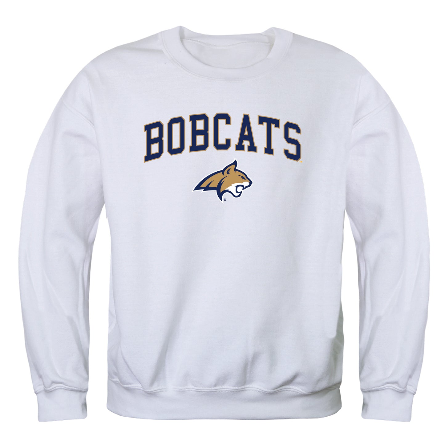 Montana State University Bobcats Campus Crewneck Pullover Sweatshirt Sweate