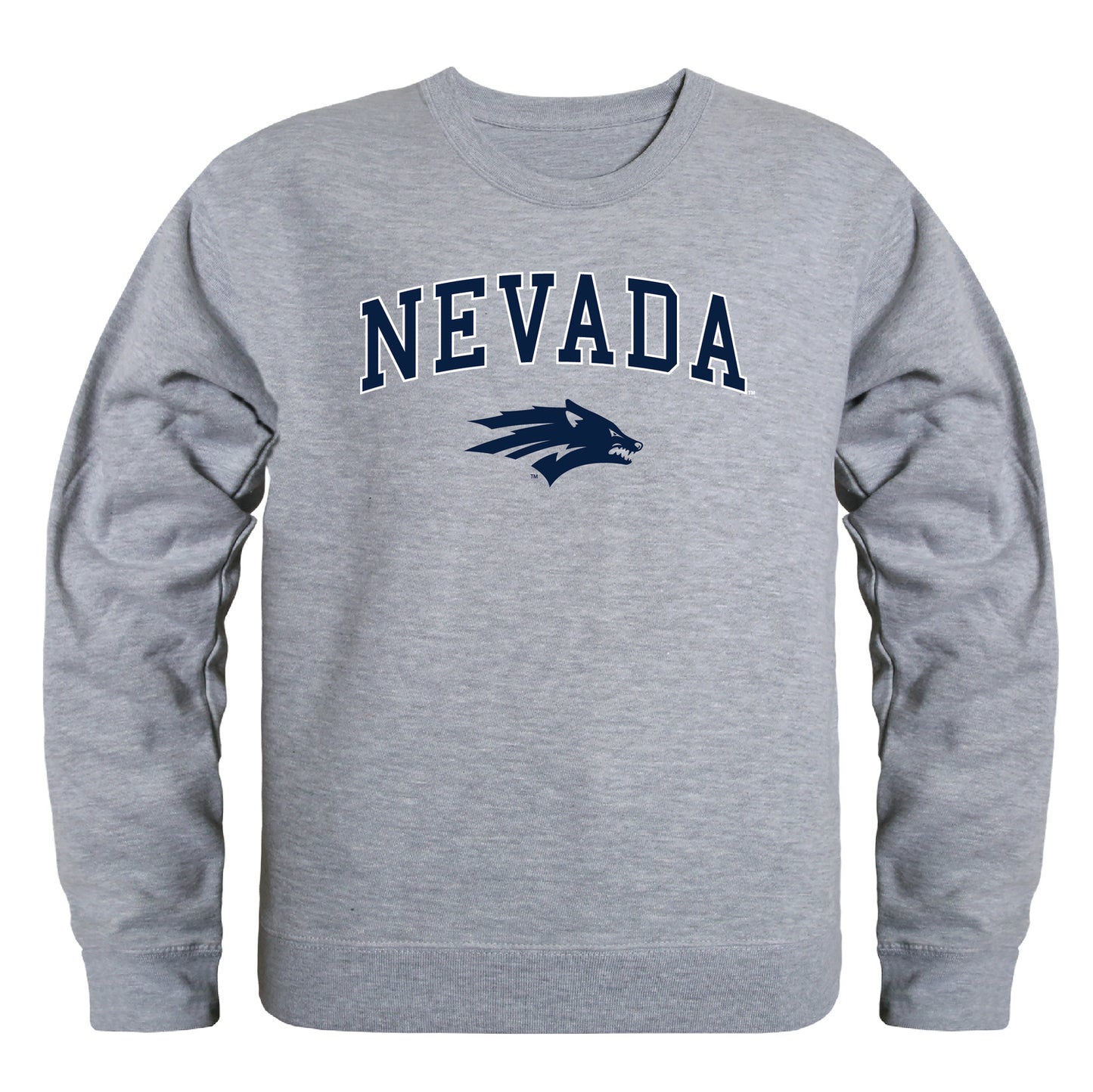 University of Nevada Reno Wolf Pack Campus Crewneck Pullover Sweatshirt Sweate