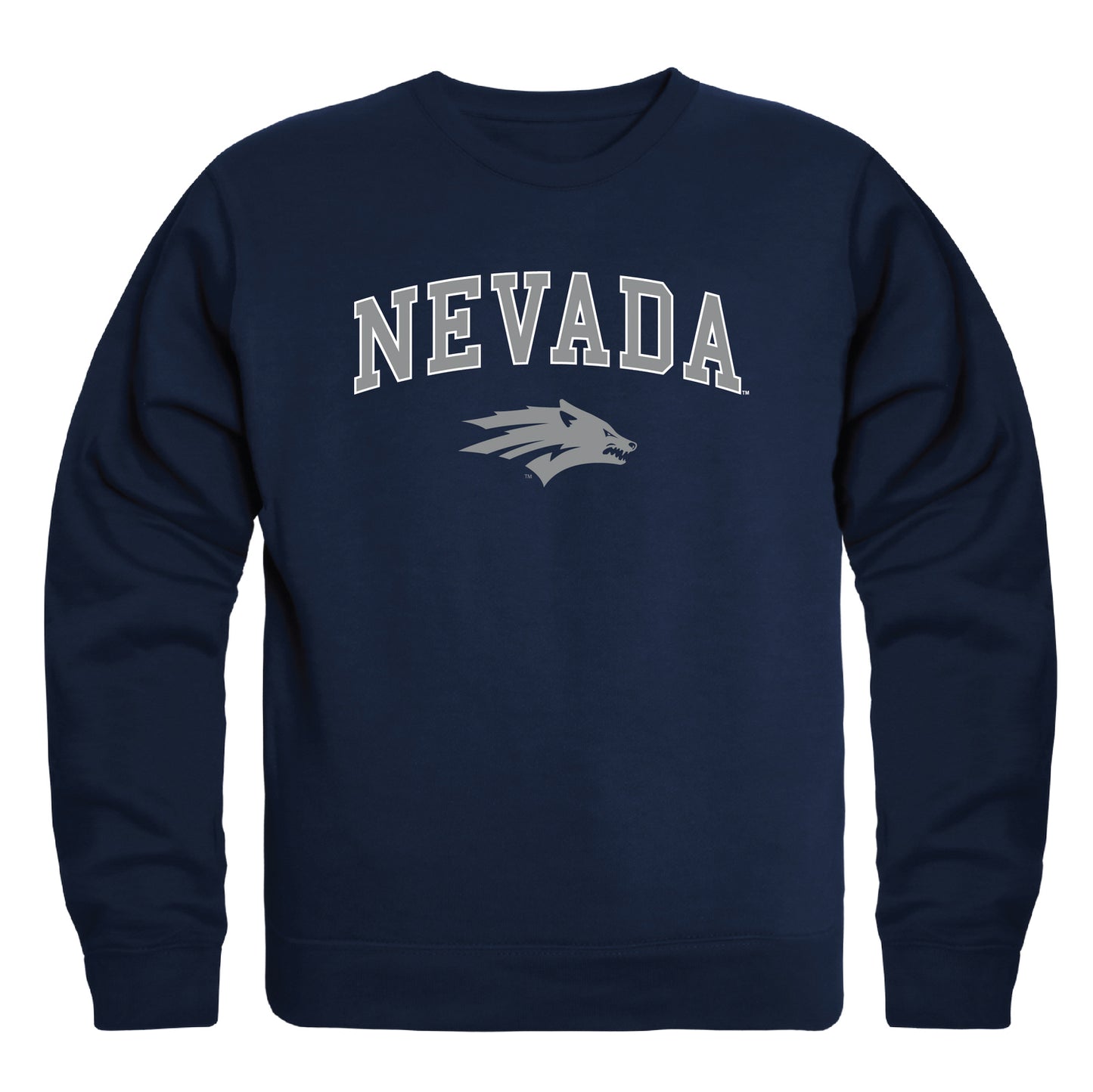 University of Nevada Reno Wolf Pack Campus Crewneck Pullover Sweatshirt Sweate