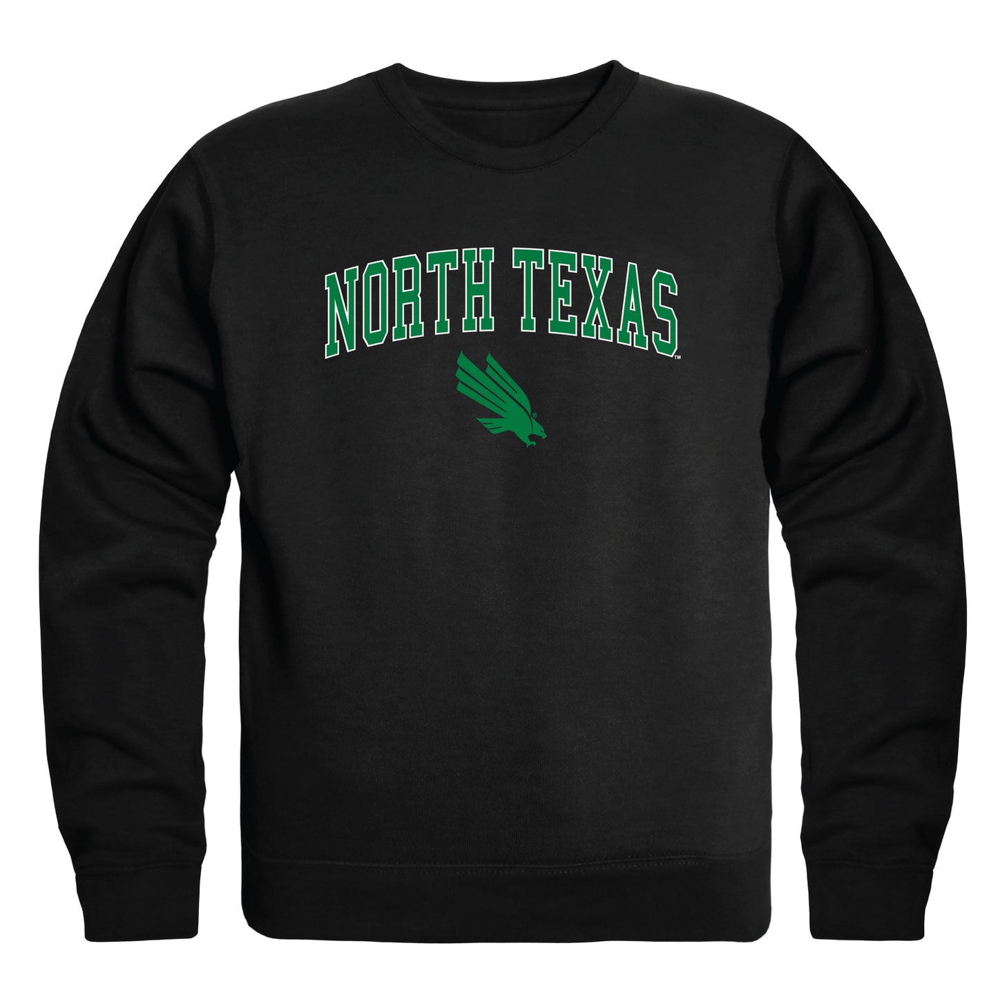 UNT University of North Texas Mean Green Campus Crewneck Pullover Sweatshirt Sweate