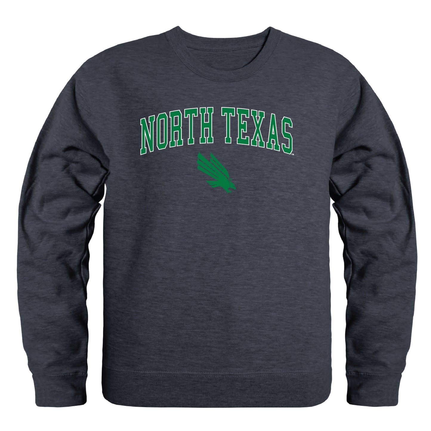 UNT University of North Texas Mean Green Campus Crewneck Pullover Sweatshirt Sweate