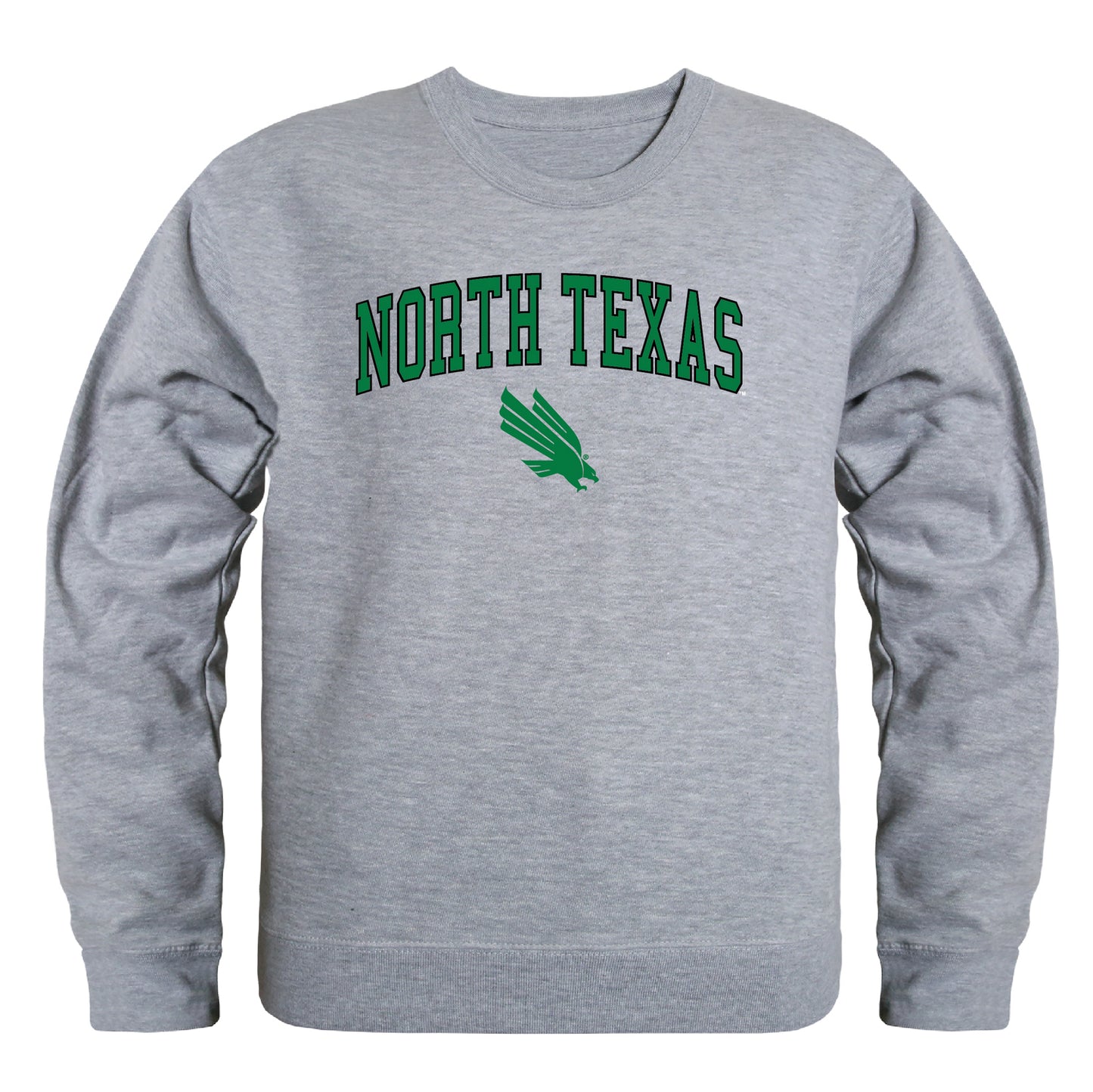 UNT University of North Texas Mean Green Campus Crewneck Pullover Sweatshirt Sweate