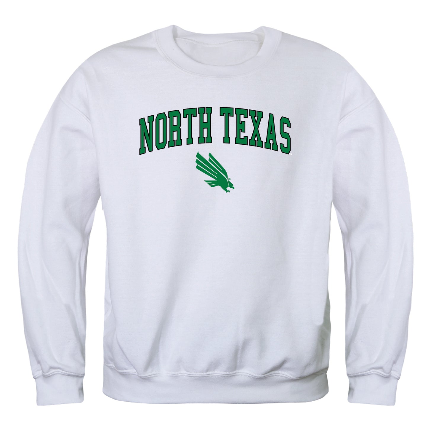 UNT University of North Texas Mean Green Campus Crewneck Pullover Sweatshirt Sweate