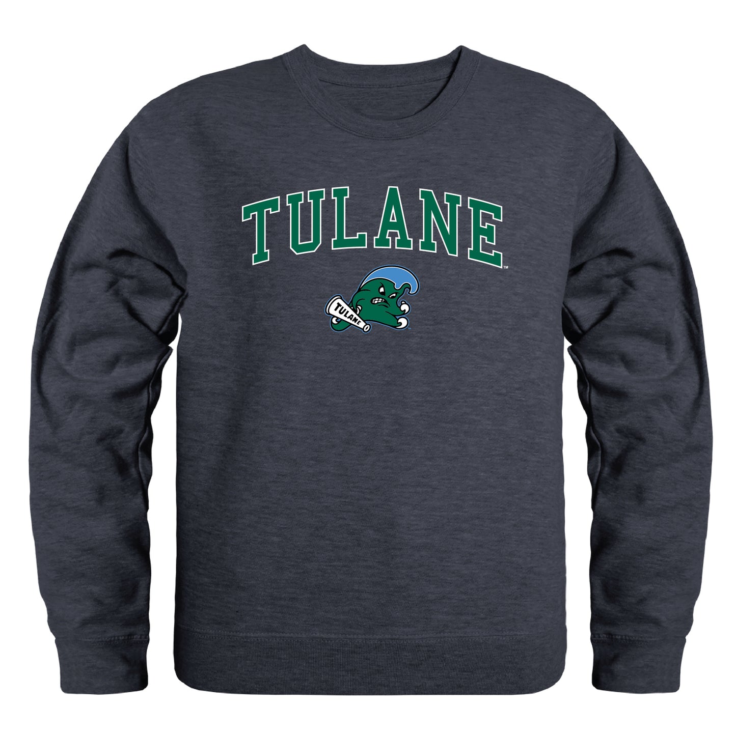 Tulane University Green Wave Campus Crewneck Pullover Sweatshirt Sweate