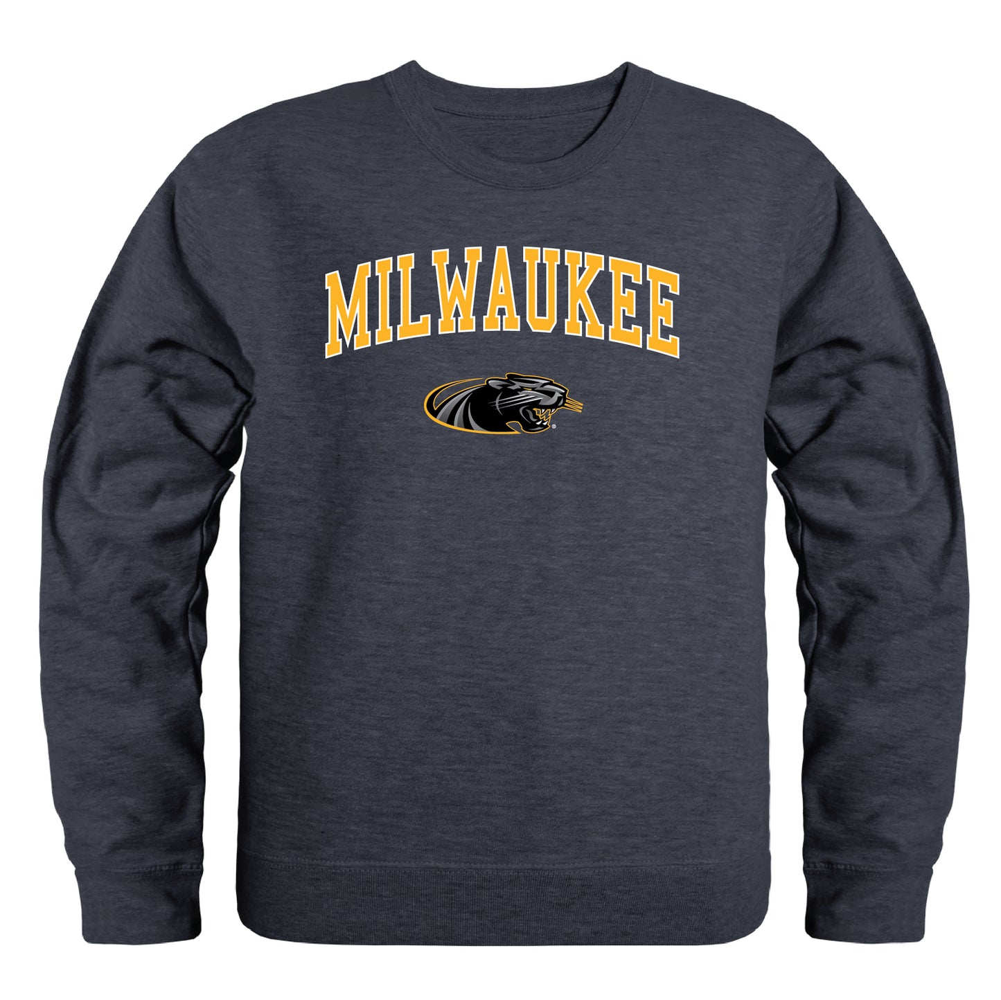 University of Wisconsin-Milwaukee Panthers Campus Crewneck Pullover Sweatshirt Sweate