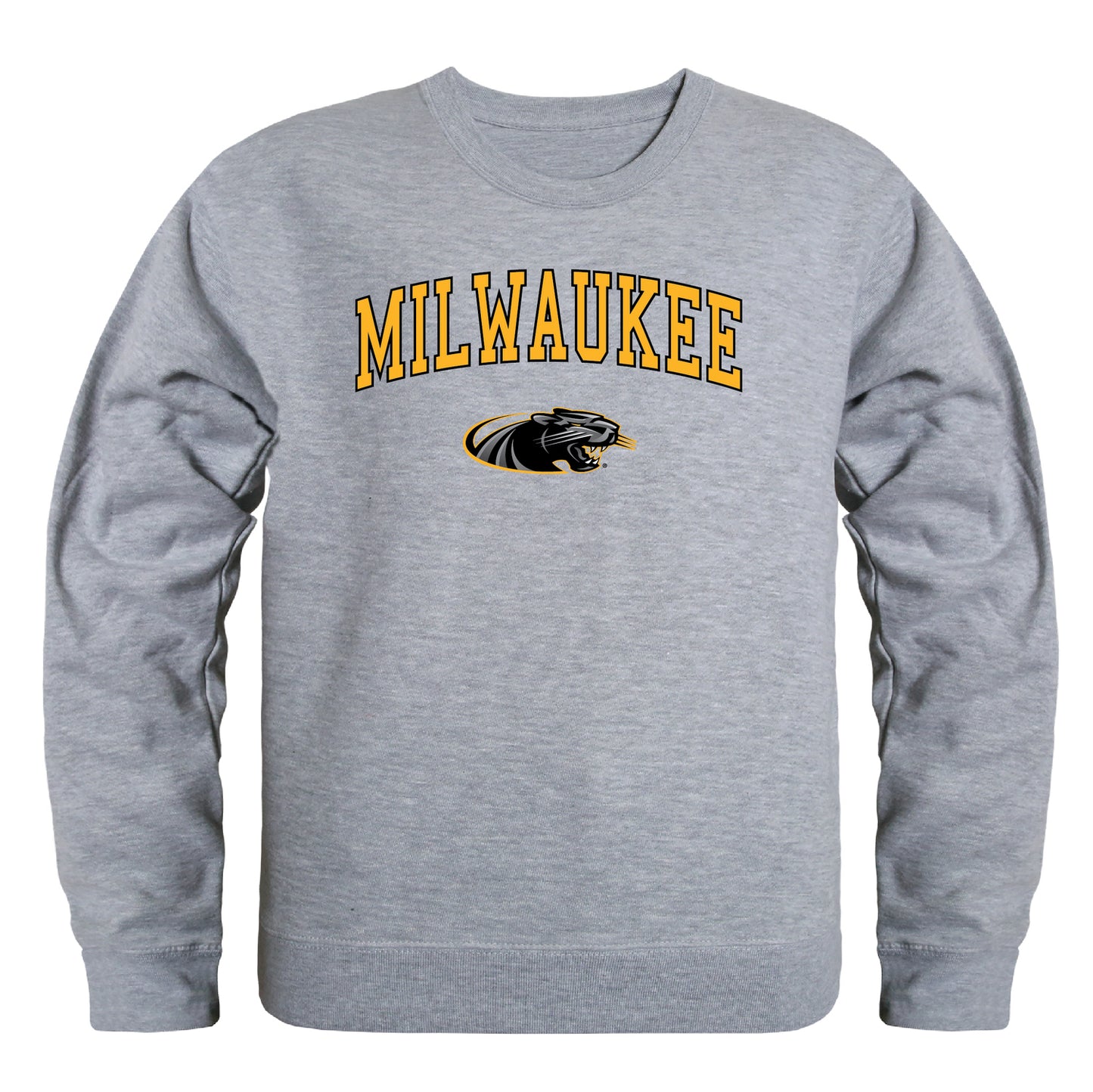 University of Wisconsin-Milwaukee Panthers Campus Crewneck Pullover Sweatshirt Sweate