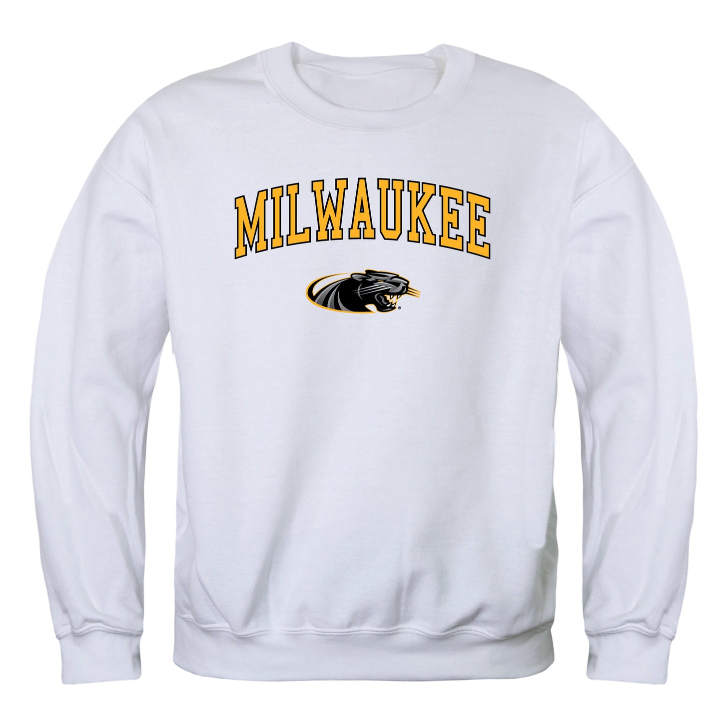 University of Wisconsin-Milwaukee Panthers Campus Crewneck Pullover Sweatshirt Sweate