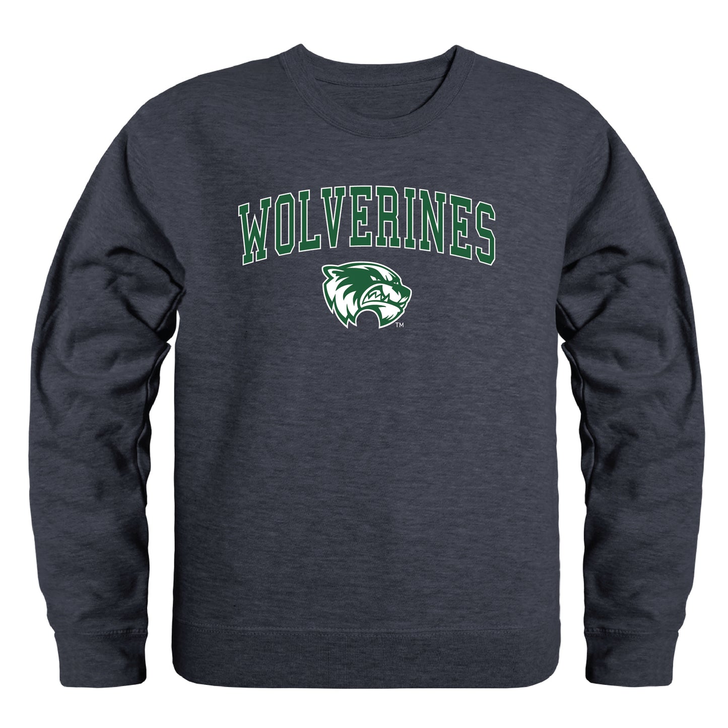 Utah Valley University Wolverines Campus Crewneck Pullover Sweatshirt Sweate