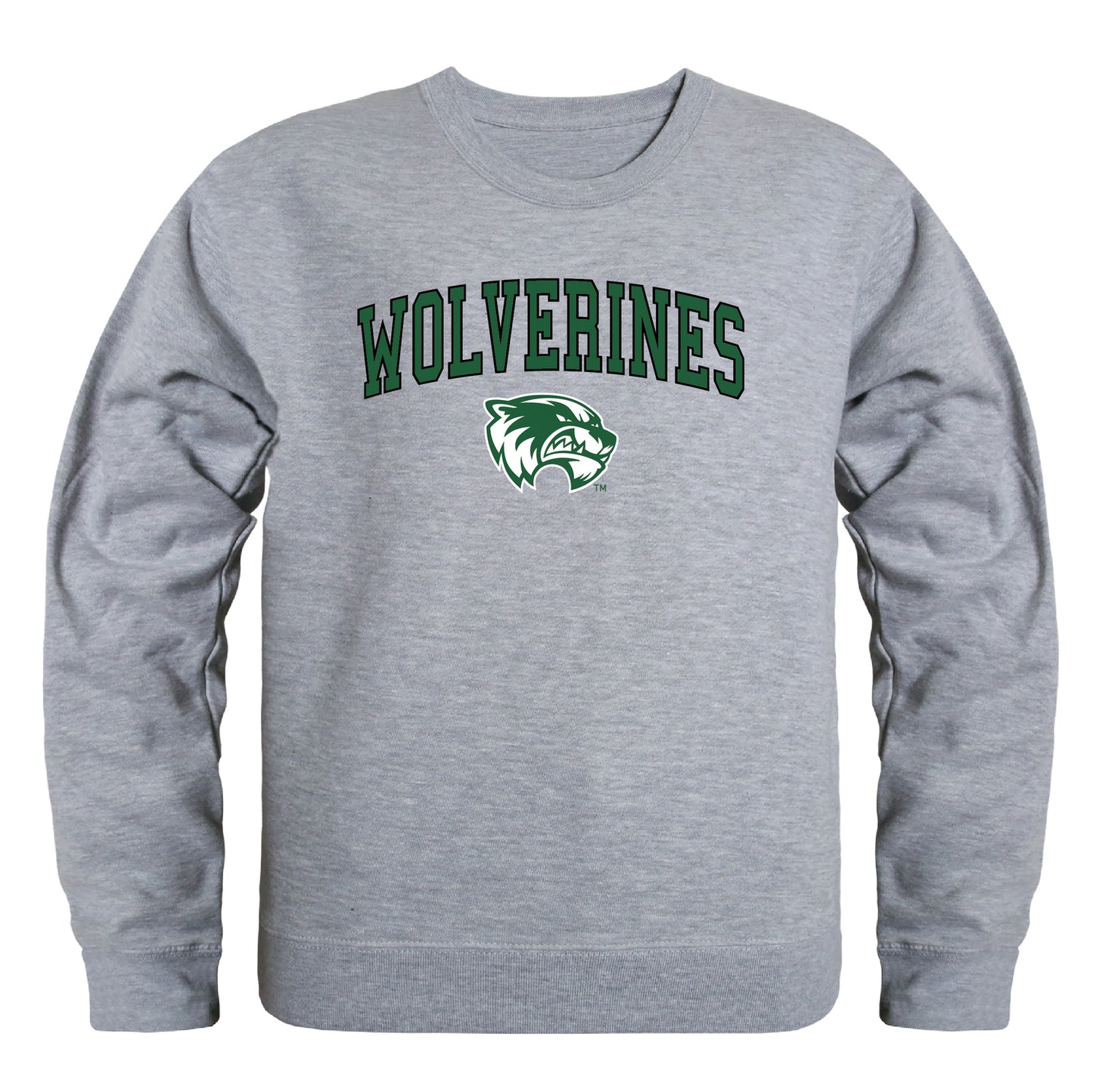 Utah Valley University Wolverines Campus Crewneck Pullover Sweatshirt Sweate