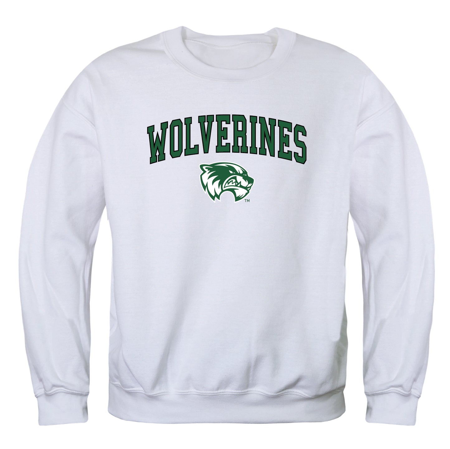 Utah Valley University Wolverines Campus Crewneck Pullover Sweatshirt Sweate