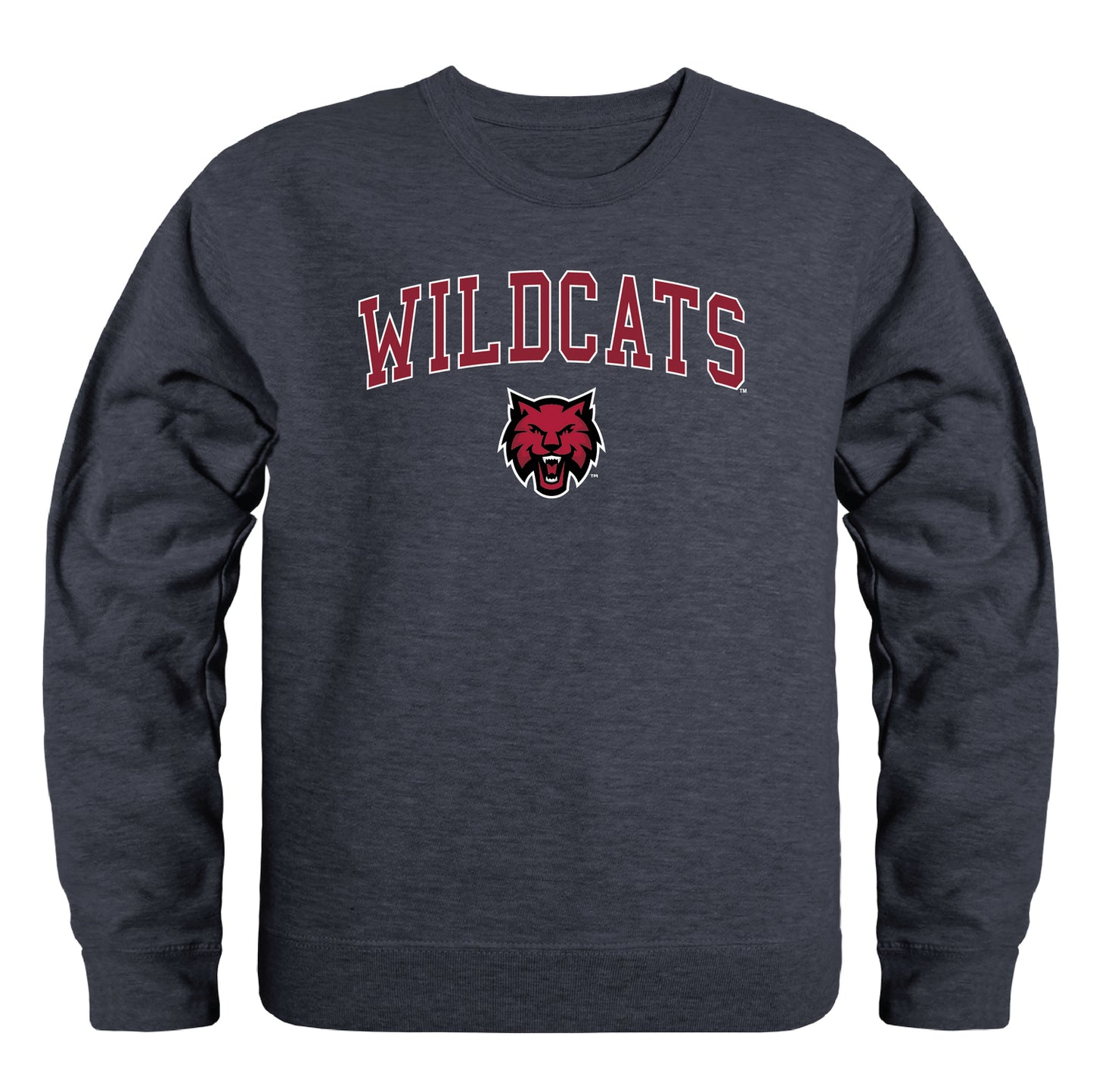 Central Washington University Wildcats Campus Crewneck Pullover Sweatshirt Sweate