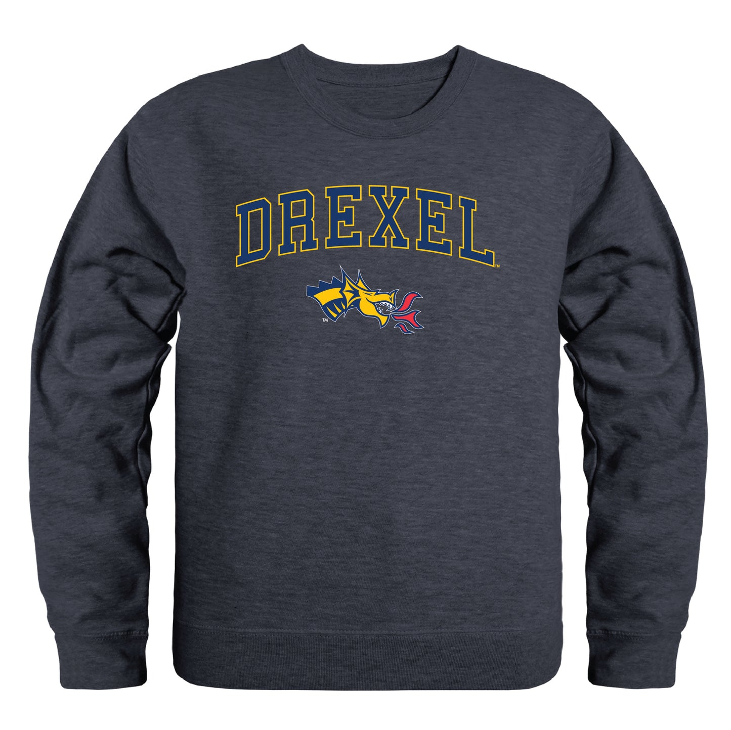 Drexel University Dragons Campus Crewneck Pullover Sweatshirt Sweate