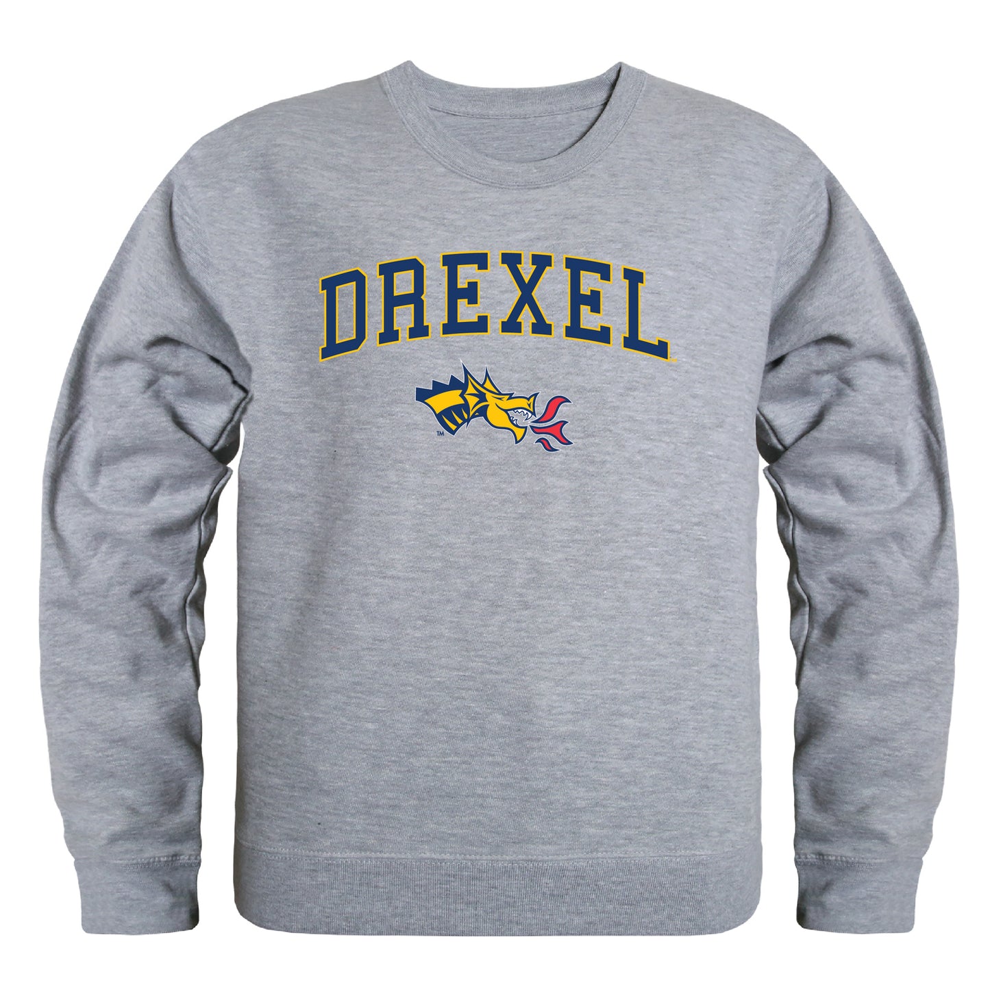 Drexel University Dragons Campus Crewneck Pullover Sweatshirt Sweate