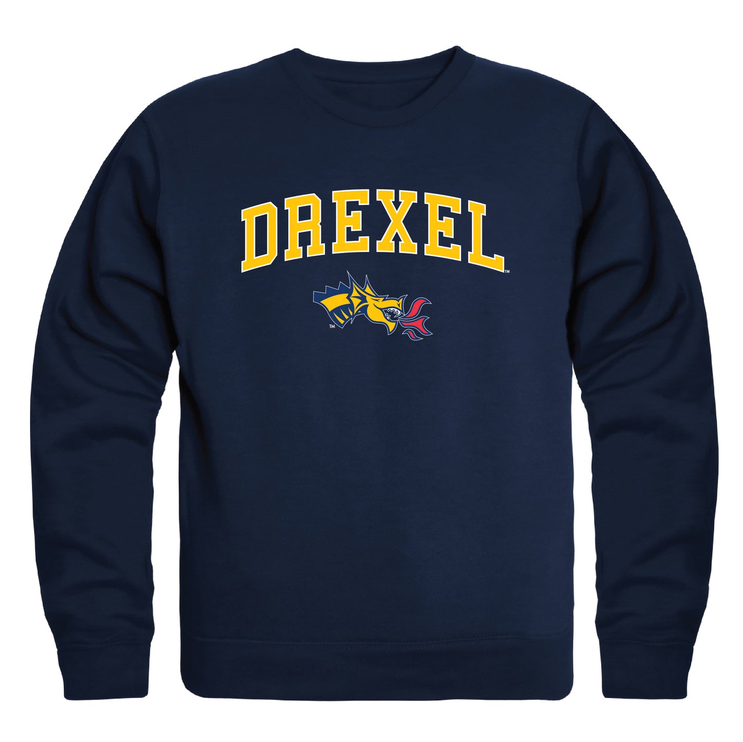 Drexel University Dragons Campus Crewneck Pullover Sweatshirt Sweate