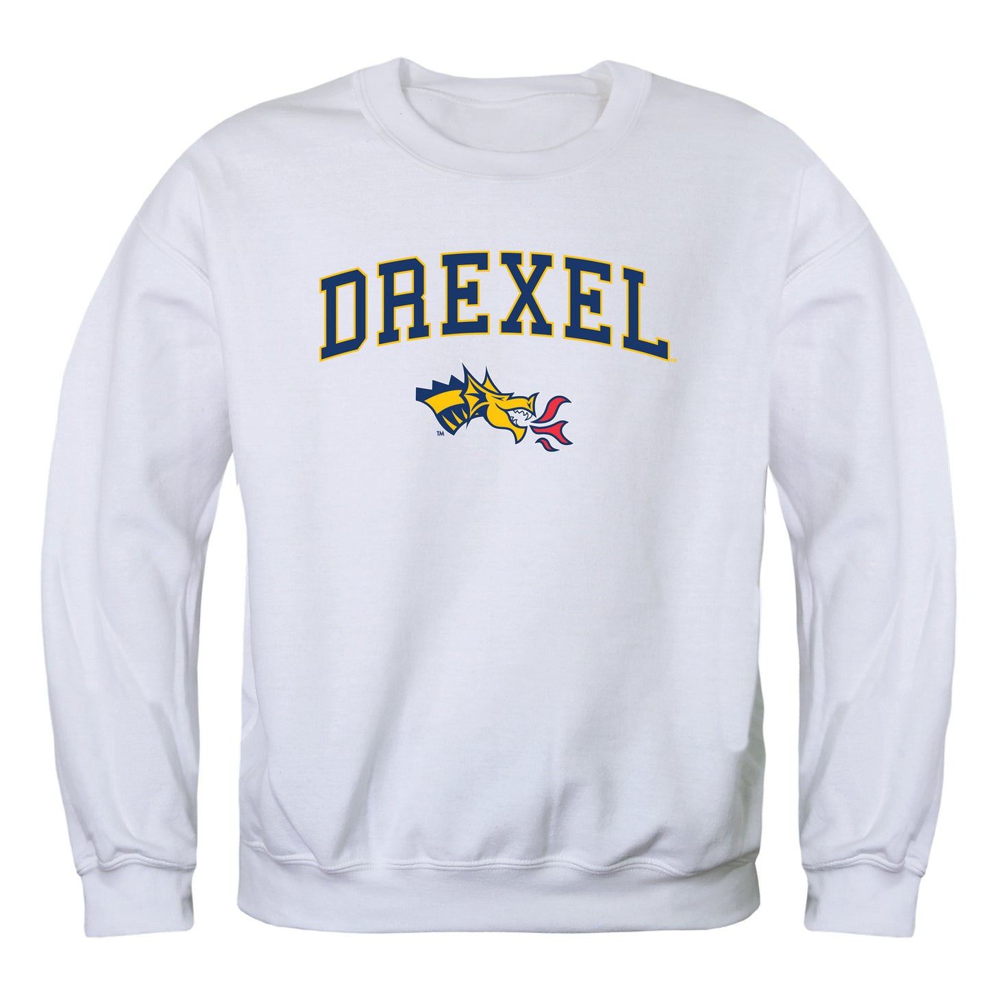 Drexel University Dragons Campus Crewneck Pullover Sweatshirt Sweate