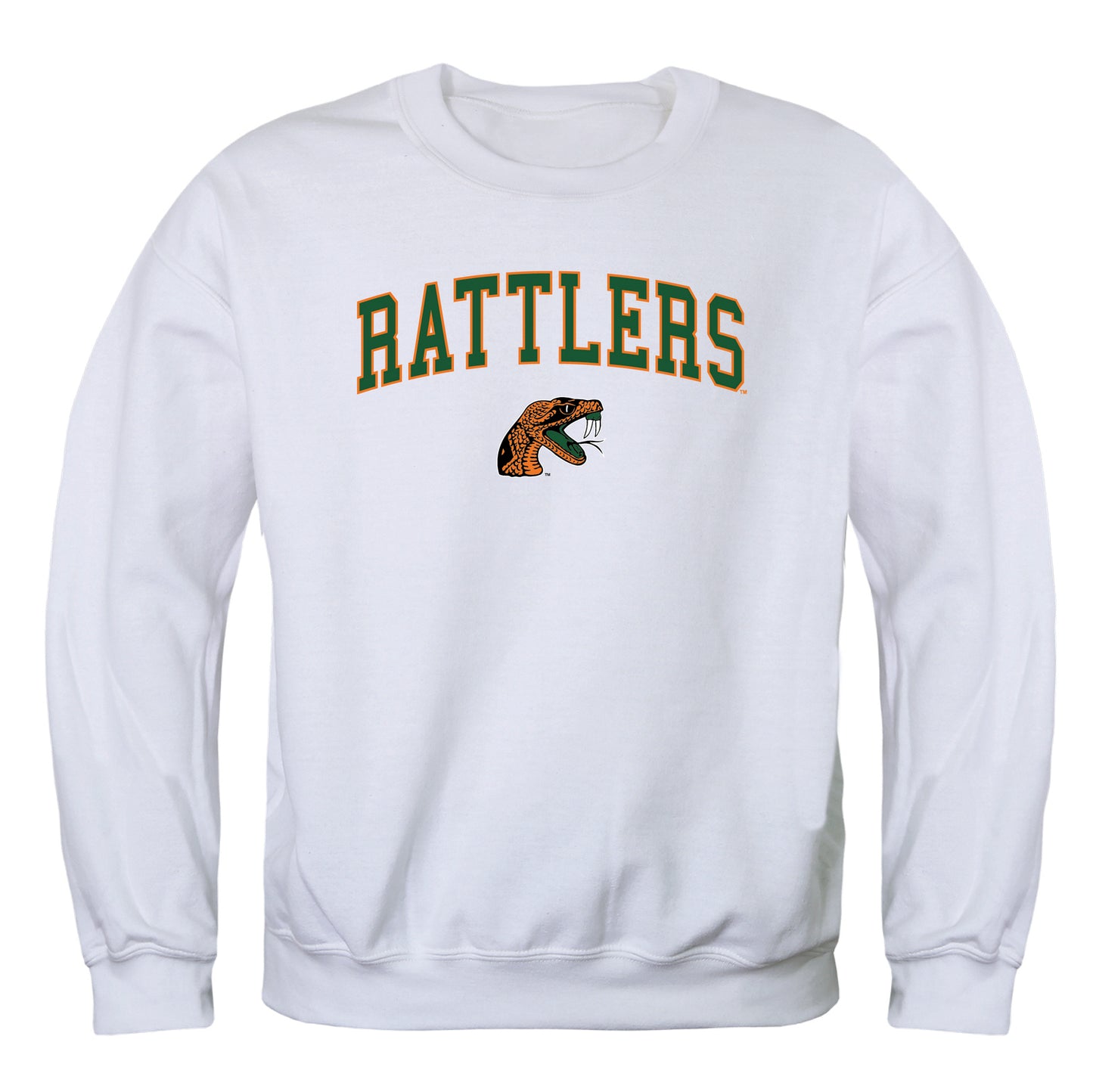 Florida A&M University Rattlers Campus Crewneck Pullover Sweatshirt Sweate