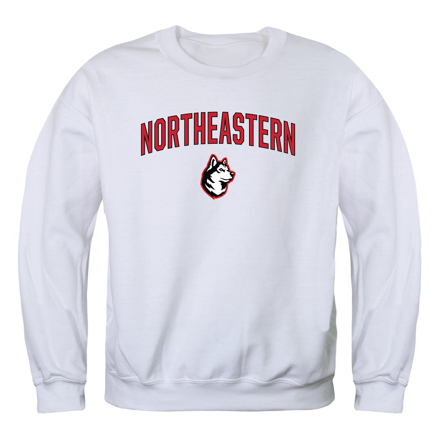 Northeastern University Huskies Campus Crewneck Pullover Sweatshirt Sweate