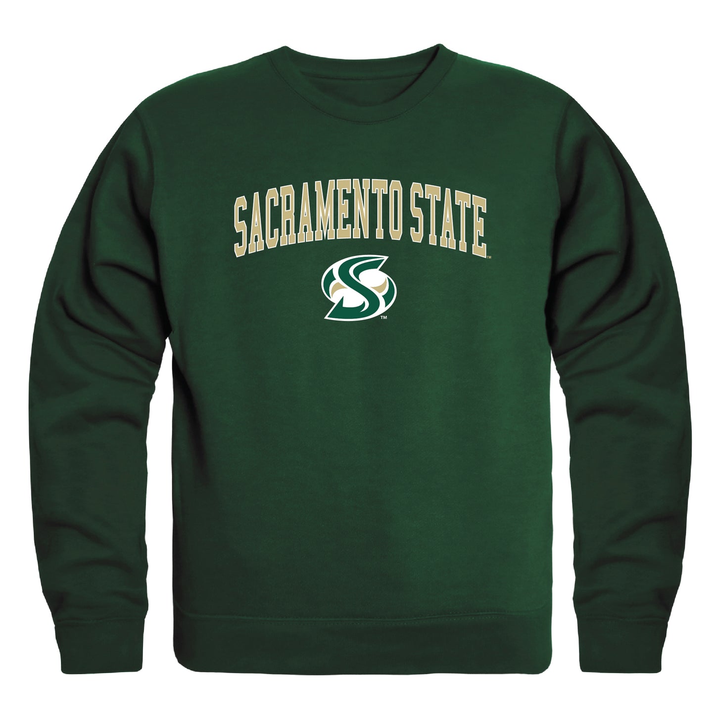 Sacramento State Hornets Campus Crewneck Pullover Sweatshirt Sweate