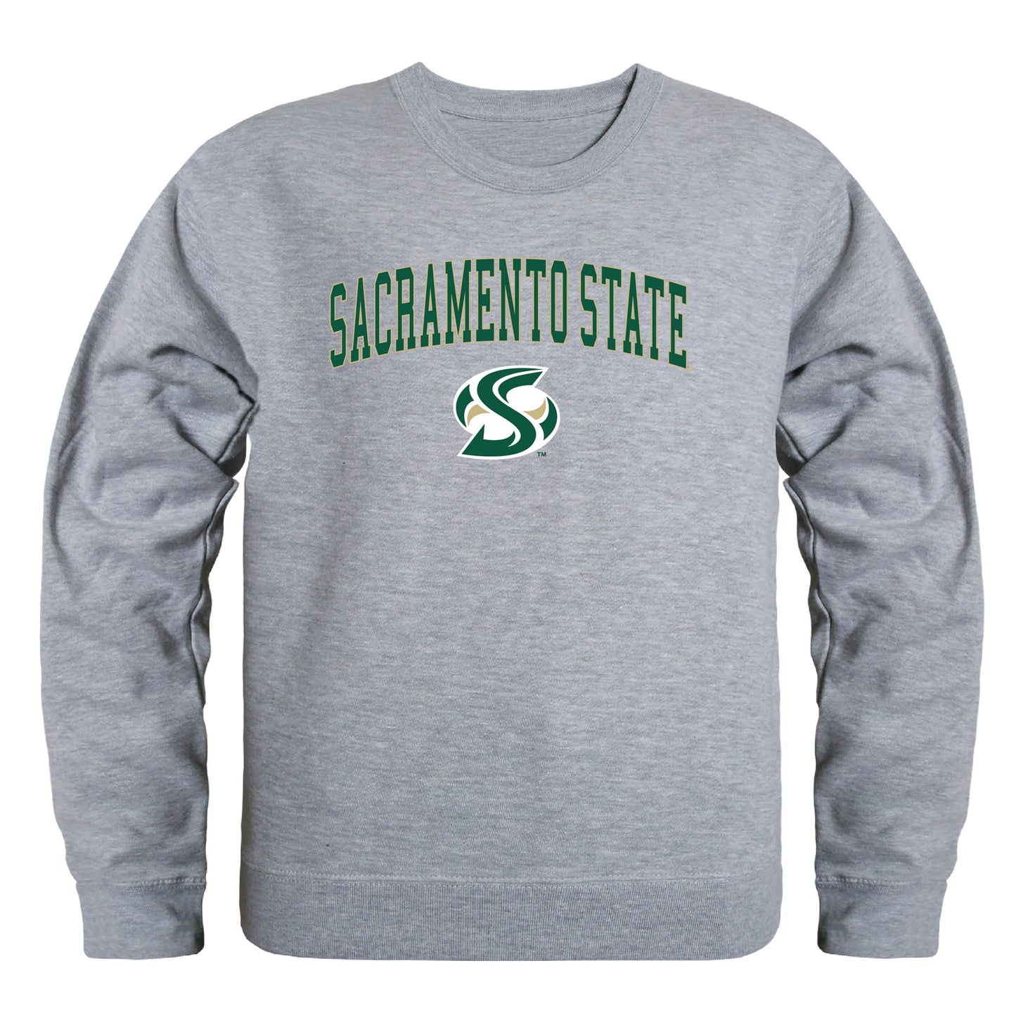 Sacramento State Hornets Campus Crewneck Pullover Sweatshirt Sweate