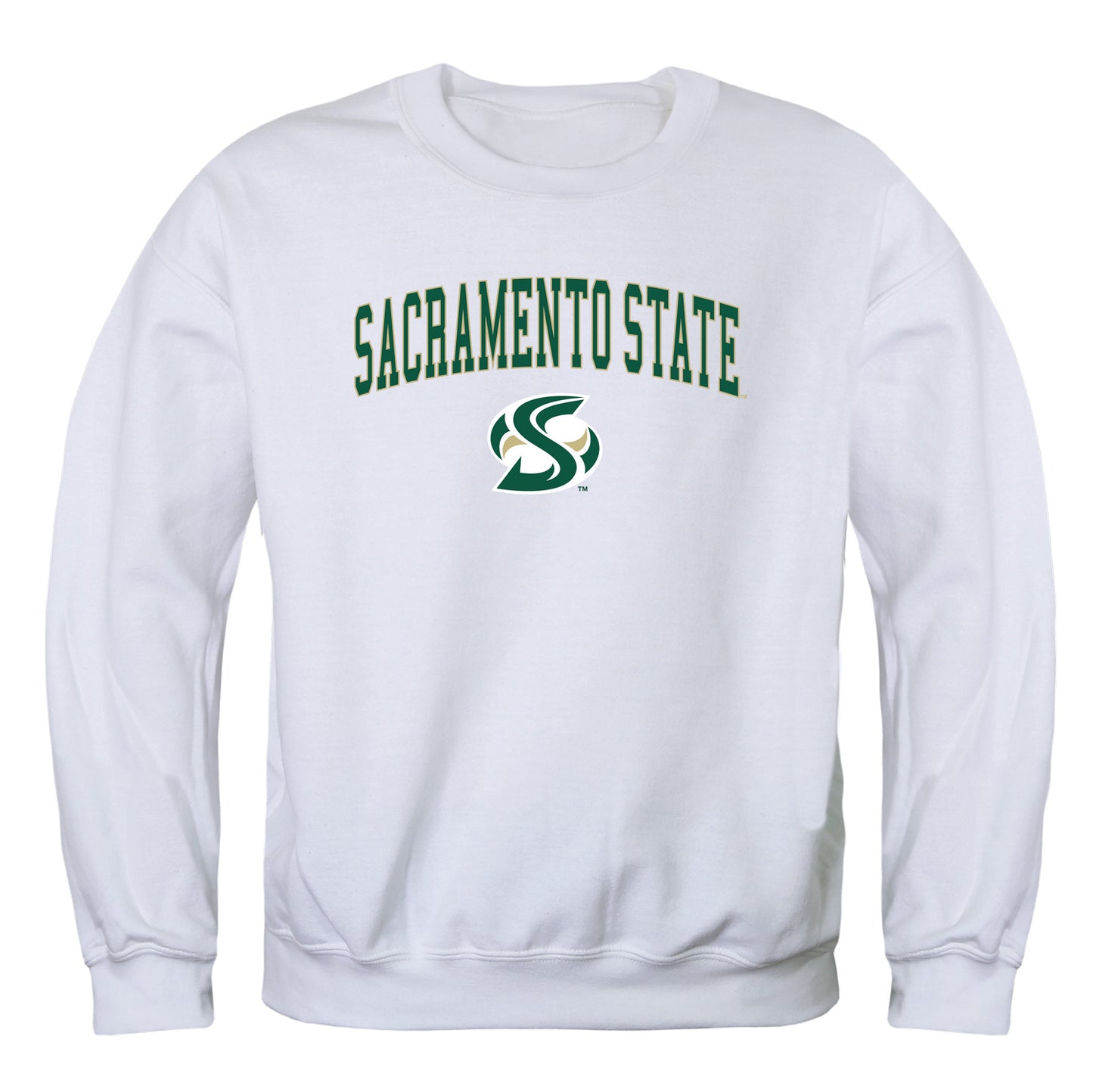 Sacramento State Hornets Campus Crewneck Pullover Sweatshirt Sweate