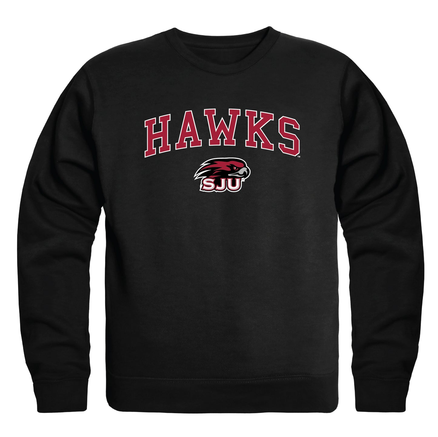 Saint Joseph's University Hawks Campus Crewneck Pullover Sweatshirt Sweate