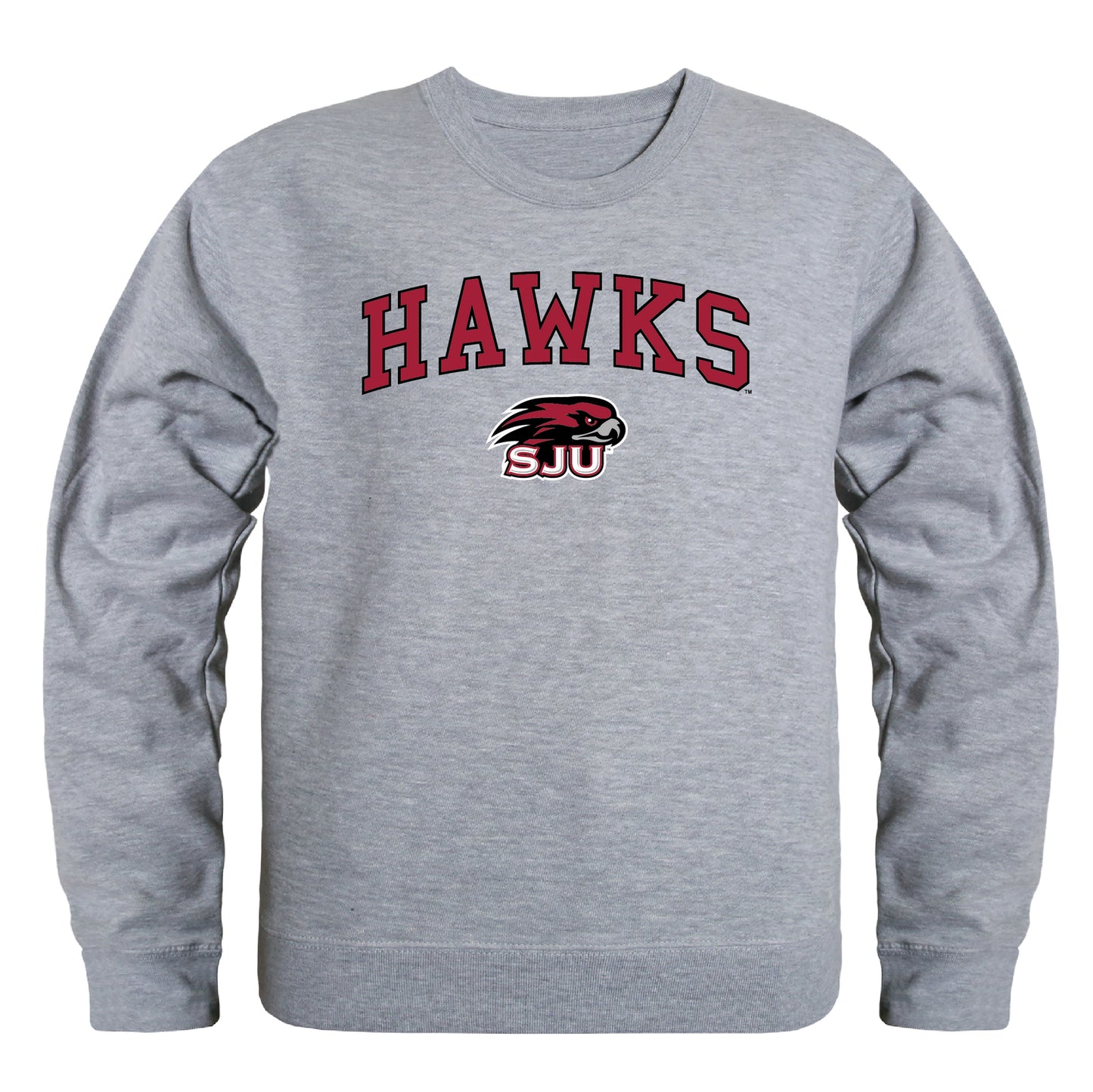 Saint Joseph's University Hawks Campus Crewneck Pullover Sweatshirt Sweate